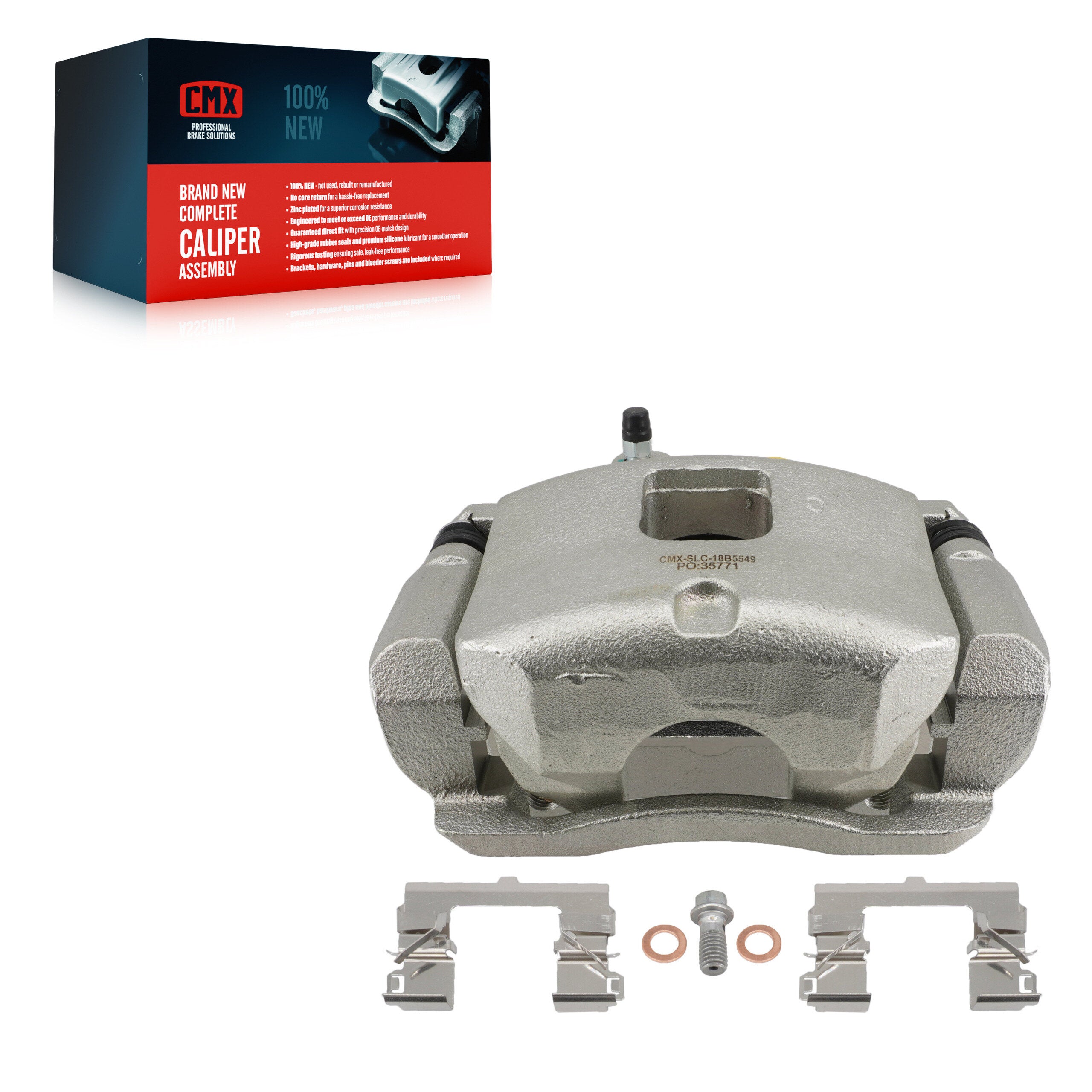 CMX SLC-18B5549 Disc Brake Caliper for 2016-2022 Chevrolet Camaro, Cadillac XT4, Buick Regal Sportback - Front Left, Front Right