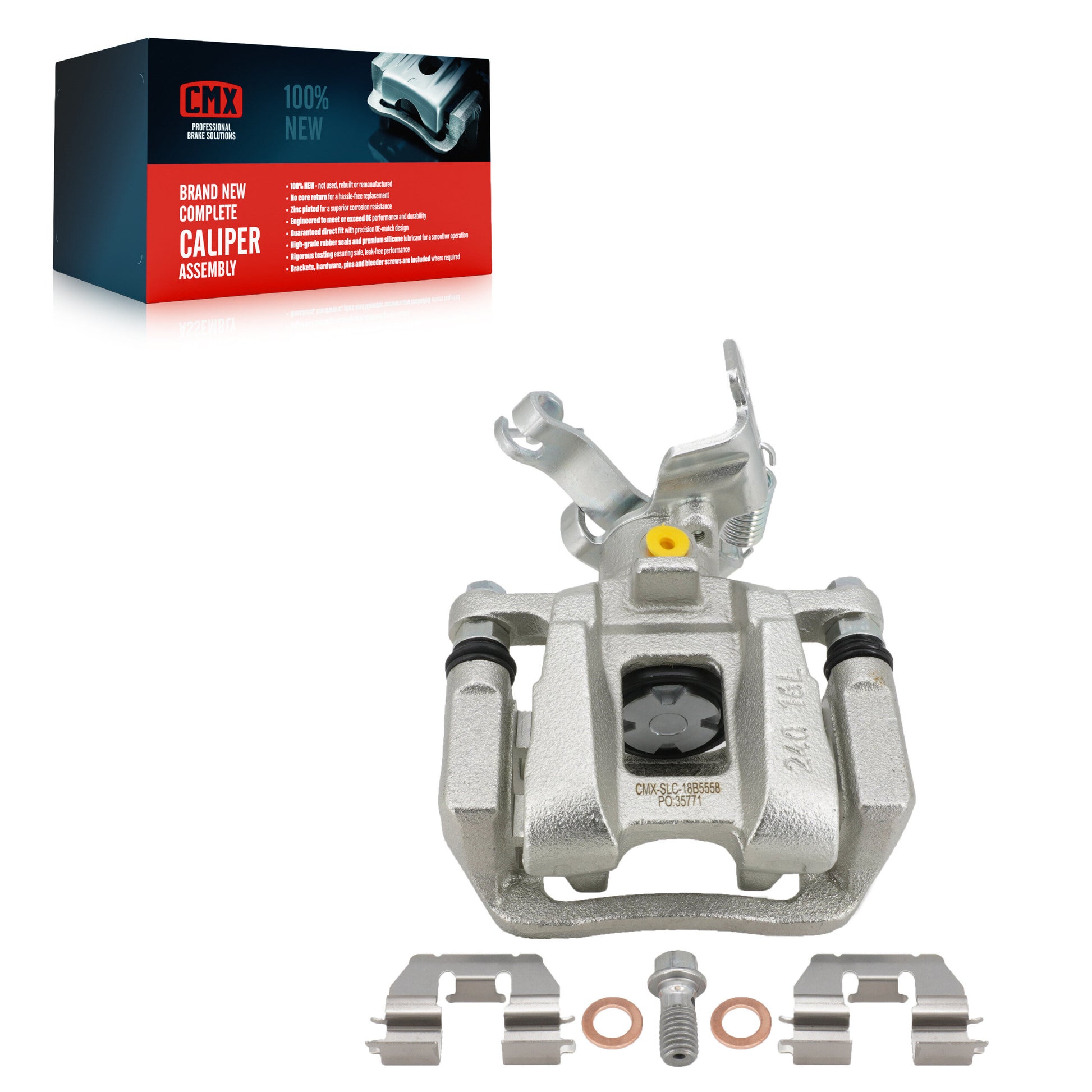CMX SLC-18B5558 Disc Brake Caliper for 2016-2022 Chevrolet Malibu - Rear Left