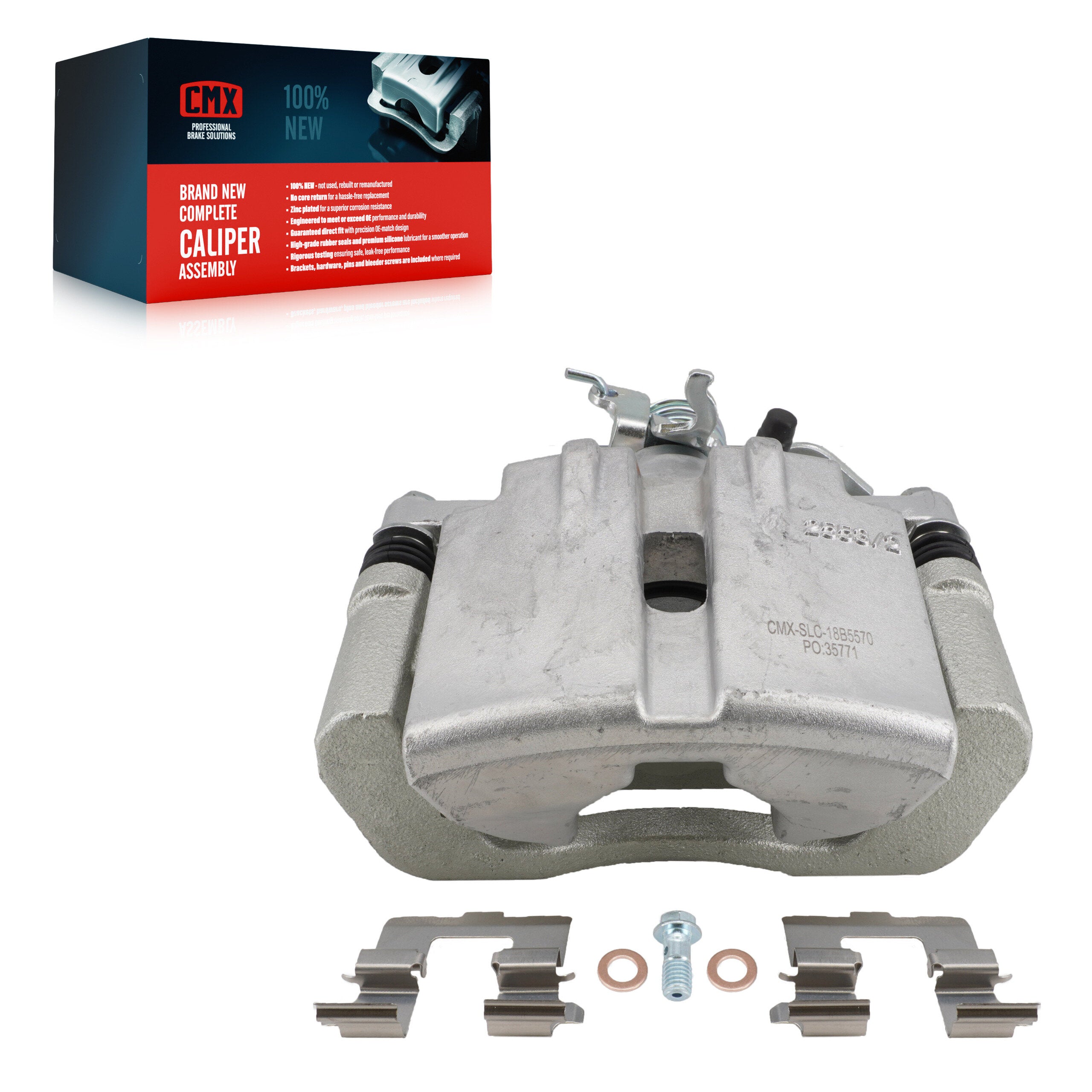 CMX SLC-18B5570 Disc Brake Caliper for 2015-2023 Ford Mustang - Rear Right