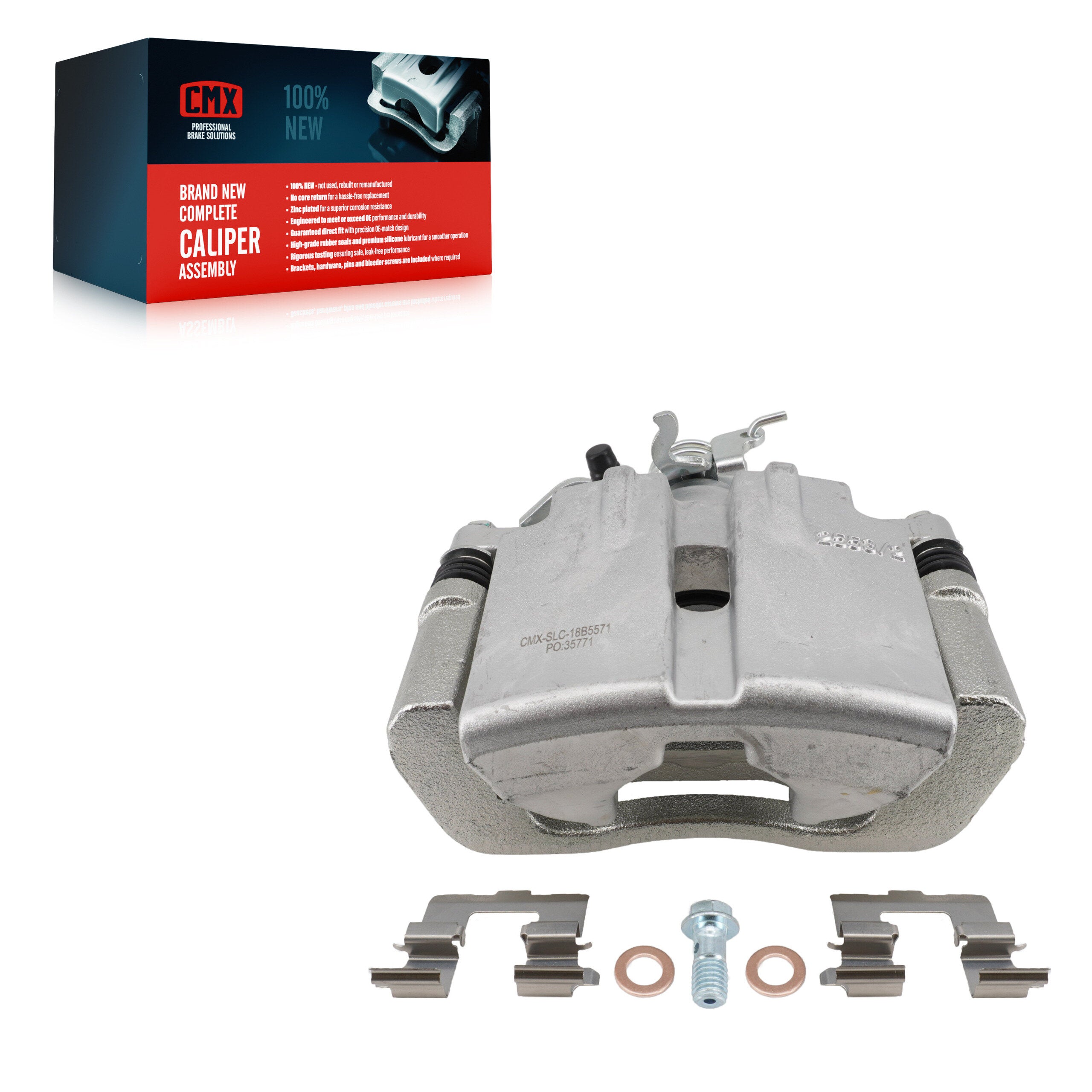 CMX SLC-18B5571 Disc Brake Caliper for 2015-2023 Ford Mustang - Rear Left