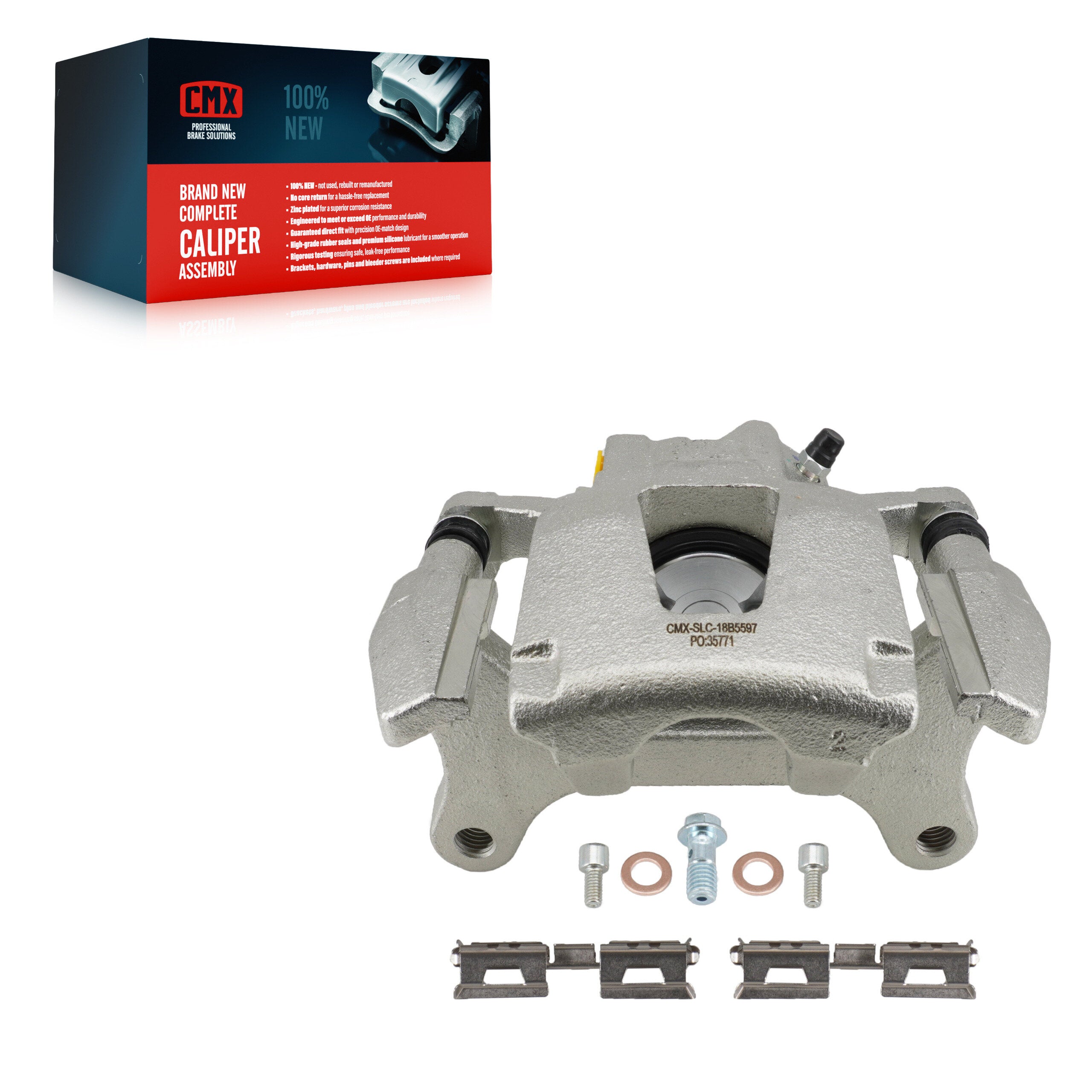 CMX SLC-18B5597 Disc Brake Caliper for 2018-2020 Ford F-150 - Rear Right