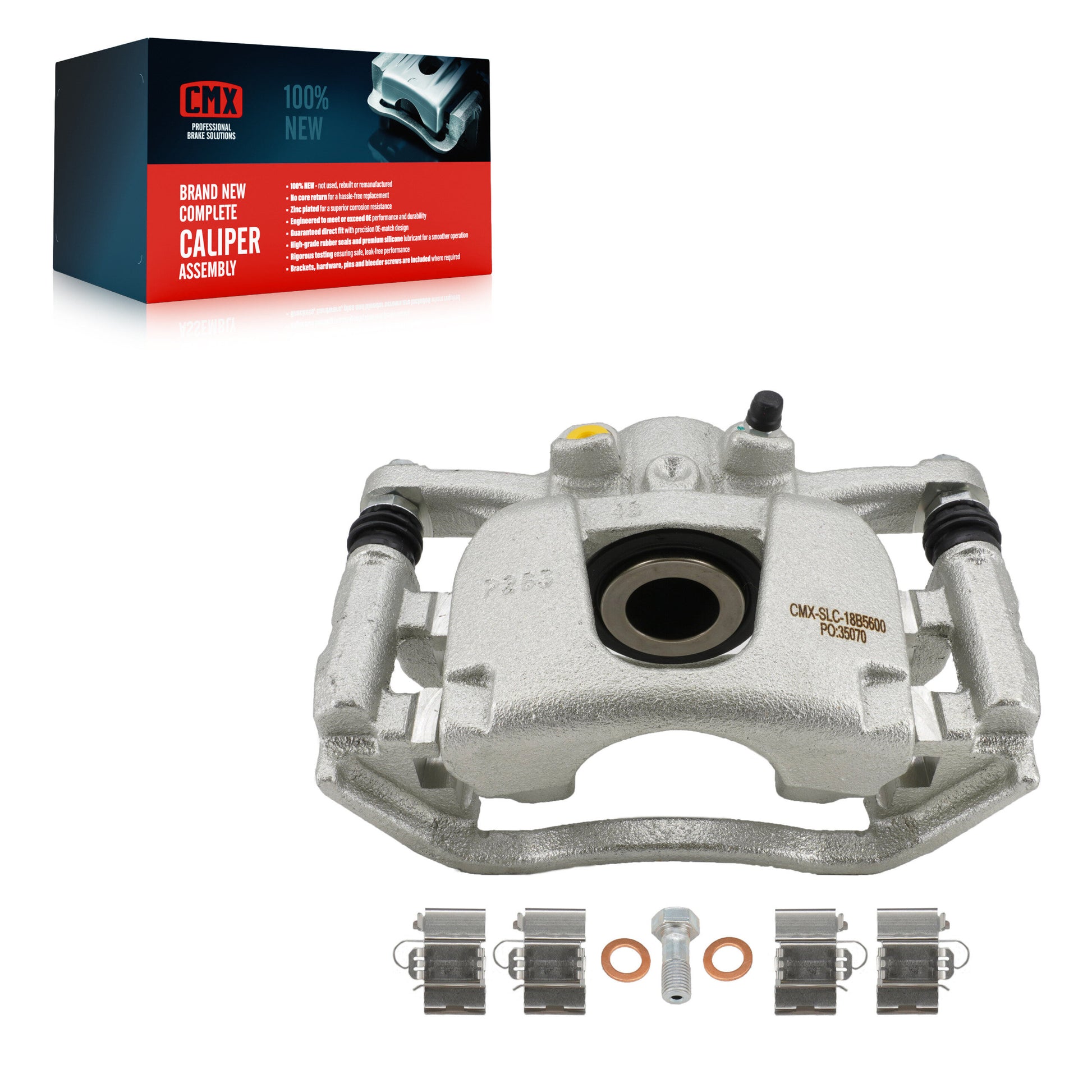 CMX SLC-18B5600 Disc Brake Caliper for 2018-2025 Jeep Wrangler - Rear Right