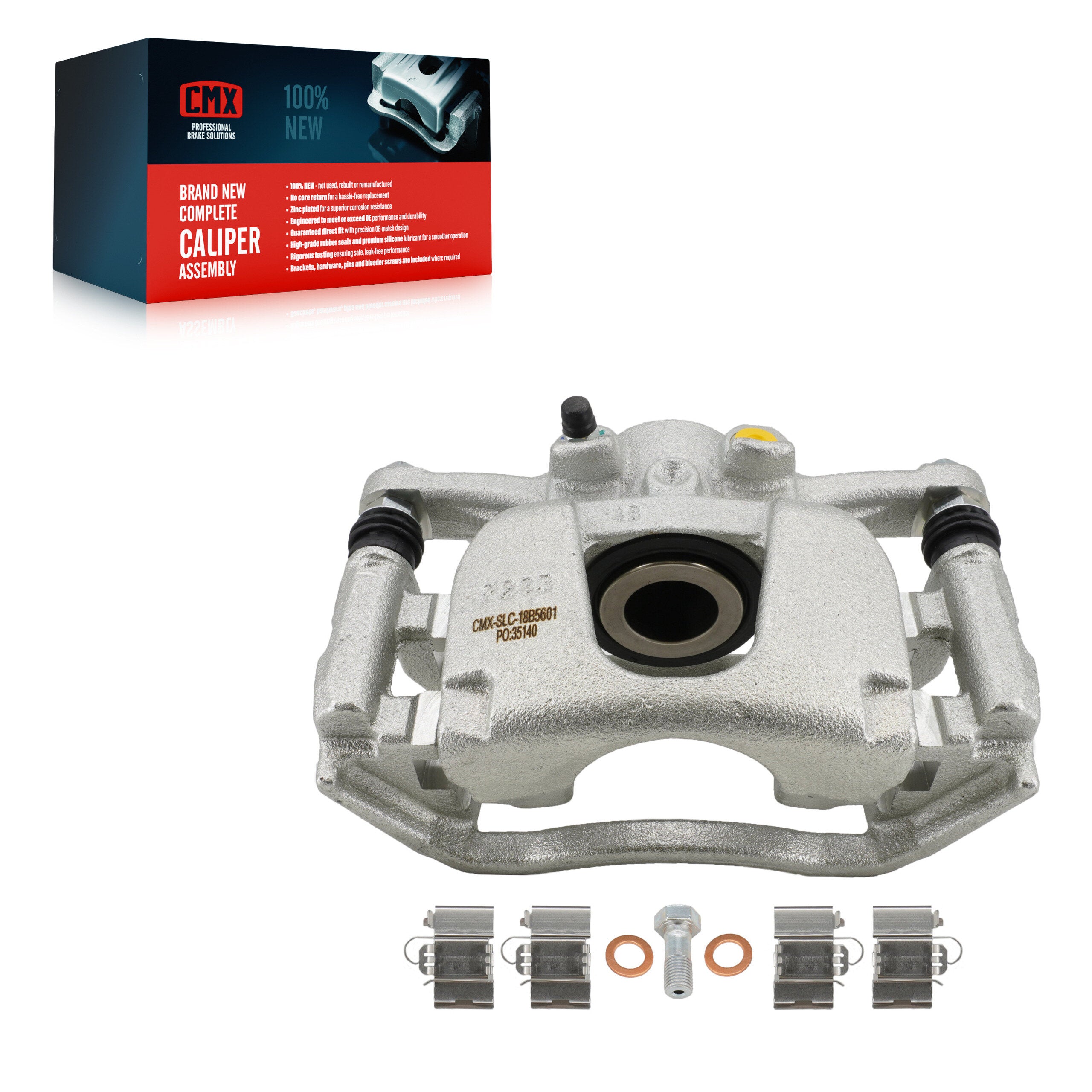 CMX SLC-18B5601 Disc Brake Caliper for 2018-2025 Jeep Wrangler - Rear Left