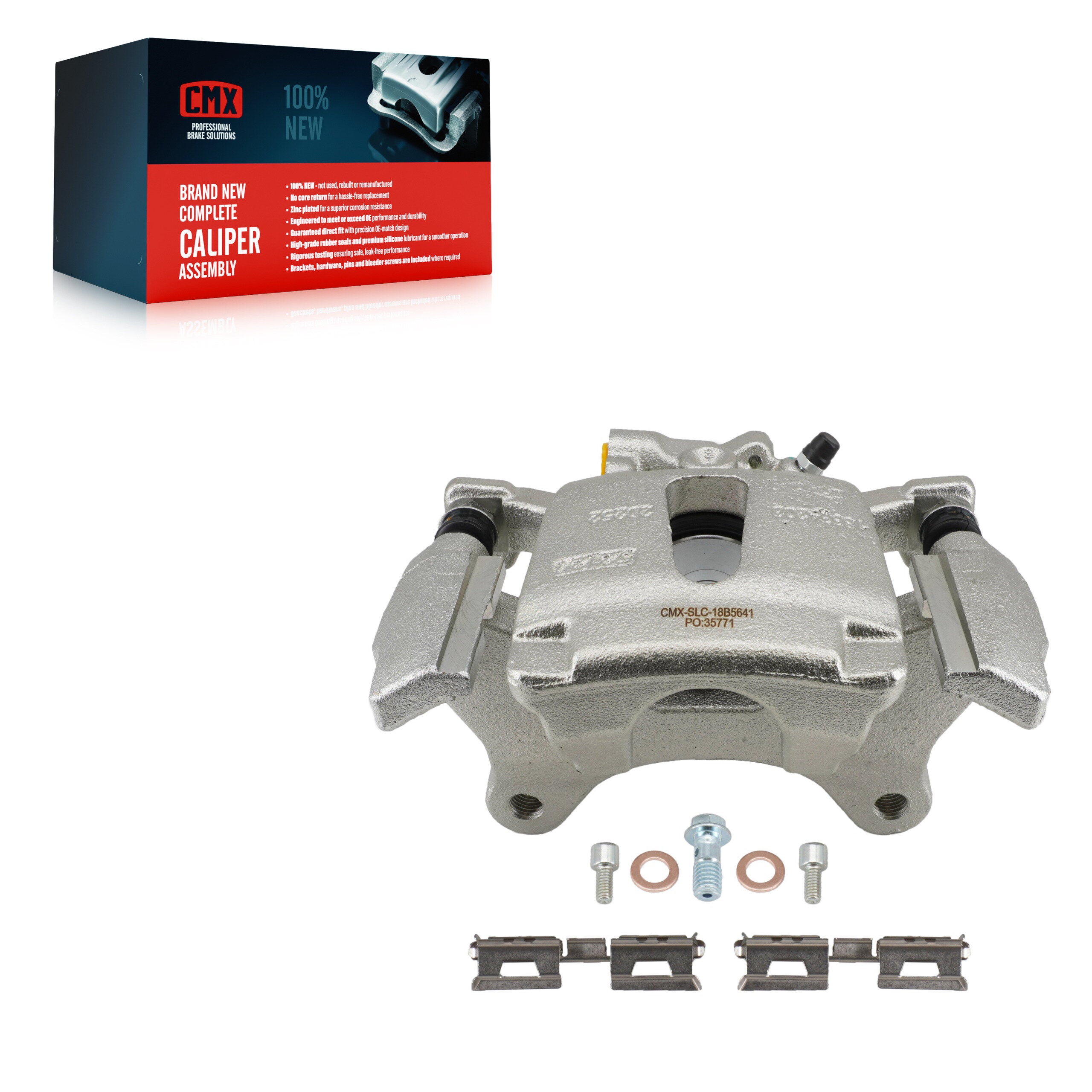 CMX SLC-18B5641 Disc Brake Caliper for 2015-2020 Ford F-150 - Rear Right
