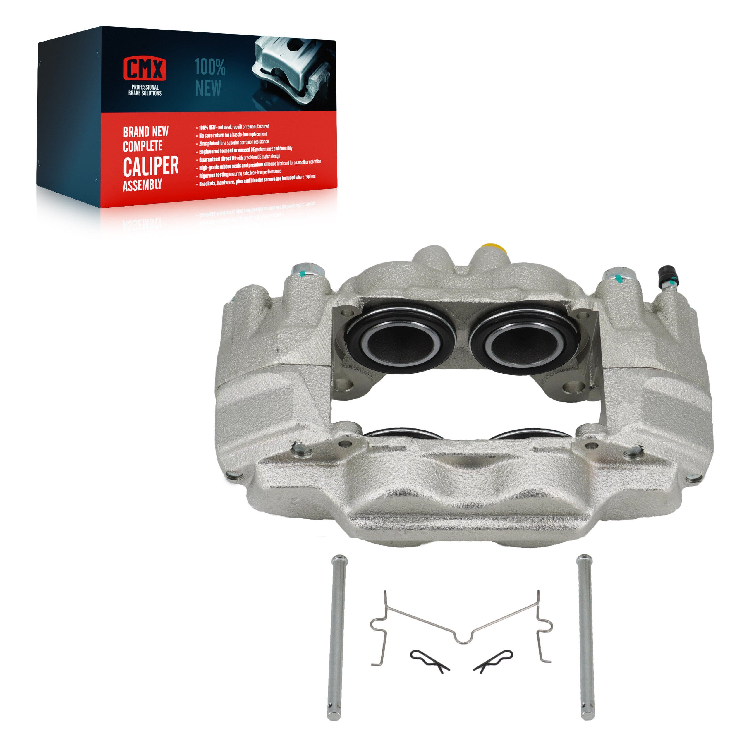 CMX SLC-192984 Disc Brake Caliper for 2000-2023 Toyota Tacoma, Toyota FJ Cruiser, Toyota 4Runner - Front Right, Front Left