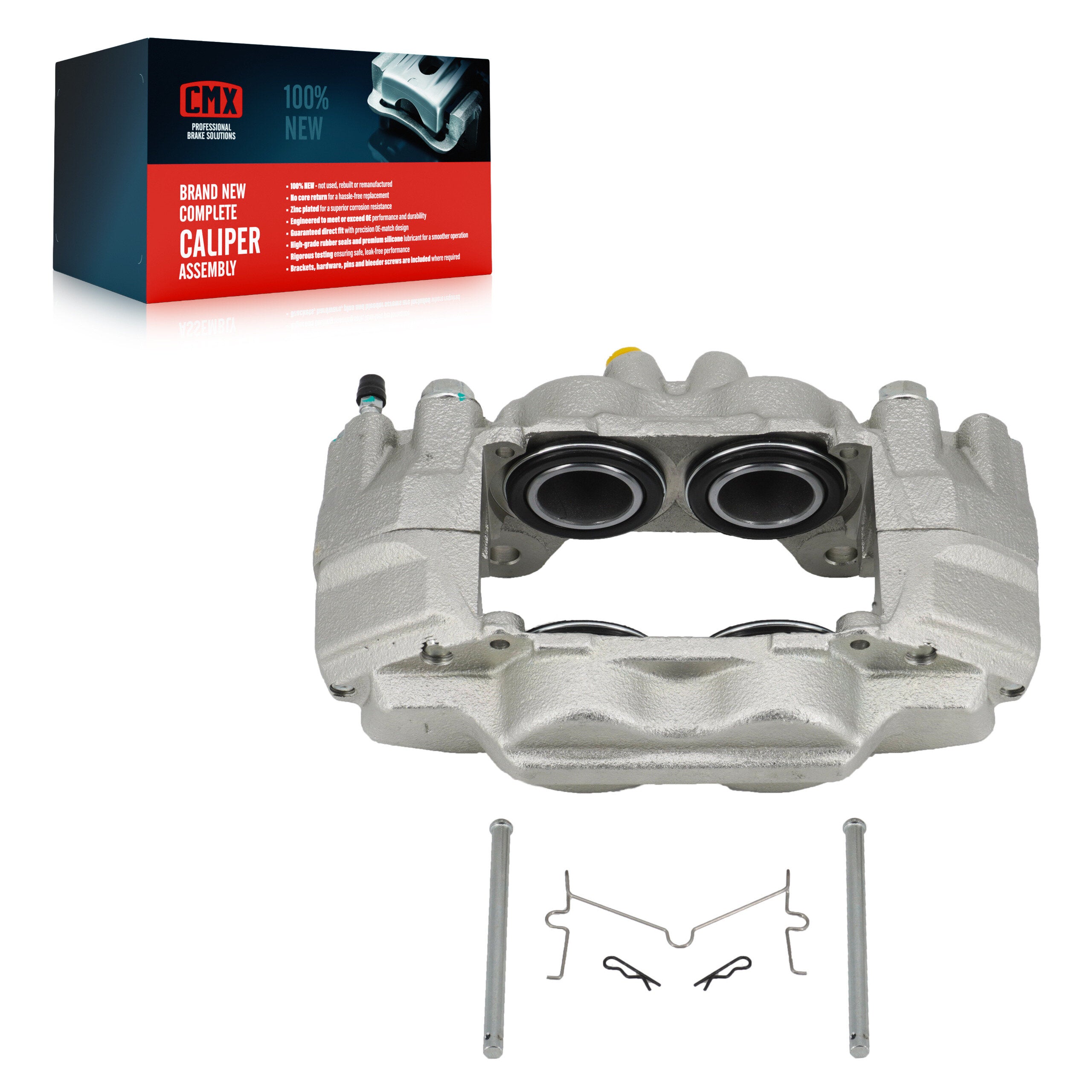 CMX SLC-192985 Disc Brake Caliper for 2000-2023 Toyota Tacoma, Toyota FJ Cruiser, Toyota 4Runner - Front Left, Front Right