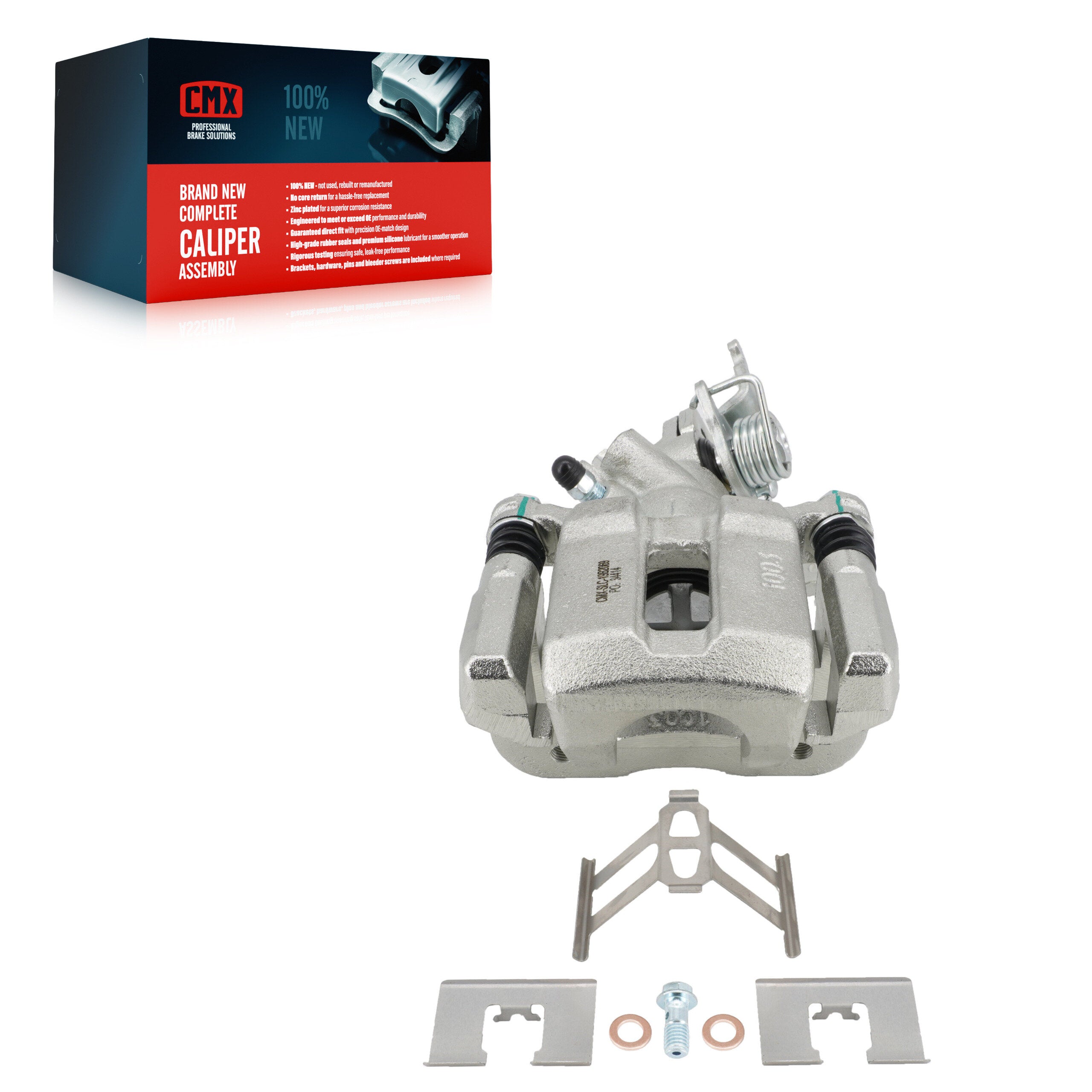 CMX SLC-19B2069 Disc Brake Caliper for 1998-2008 Honda Accord, Acura TSX - Rear Left