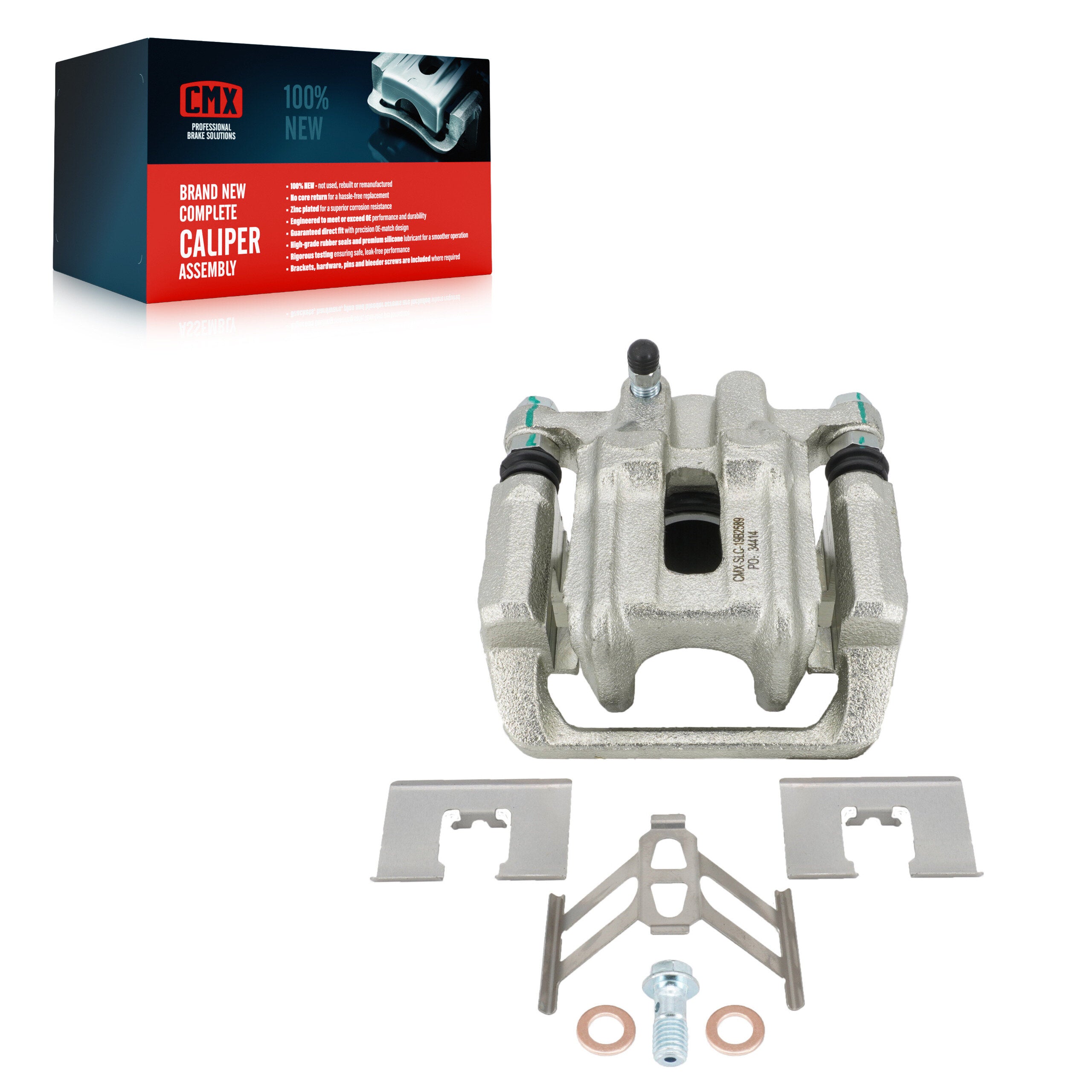 CMX SLC-19B2589 Disc Brake Caliper for 1999-2011 Honda Element, Acura CL, Acura TL - Rear Left