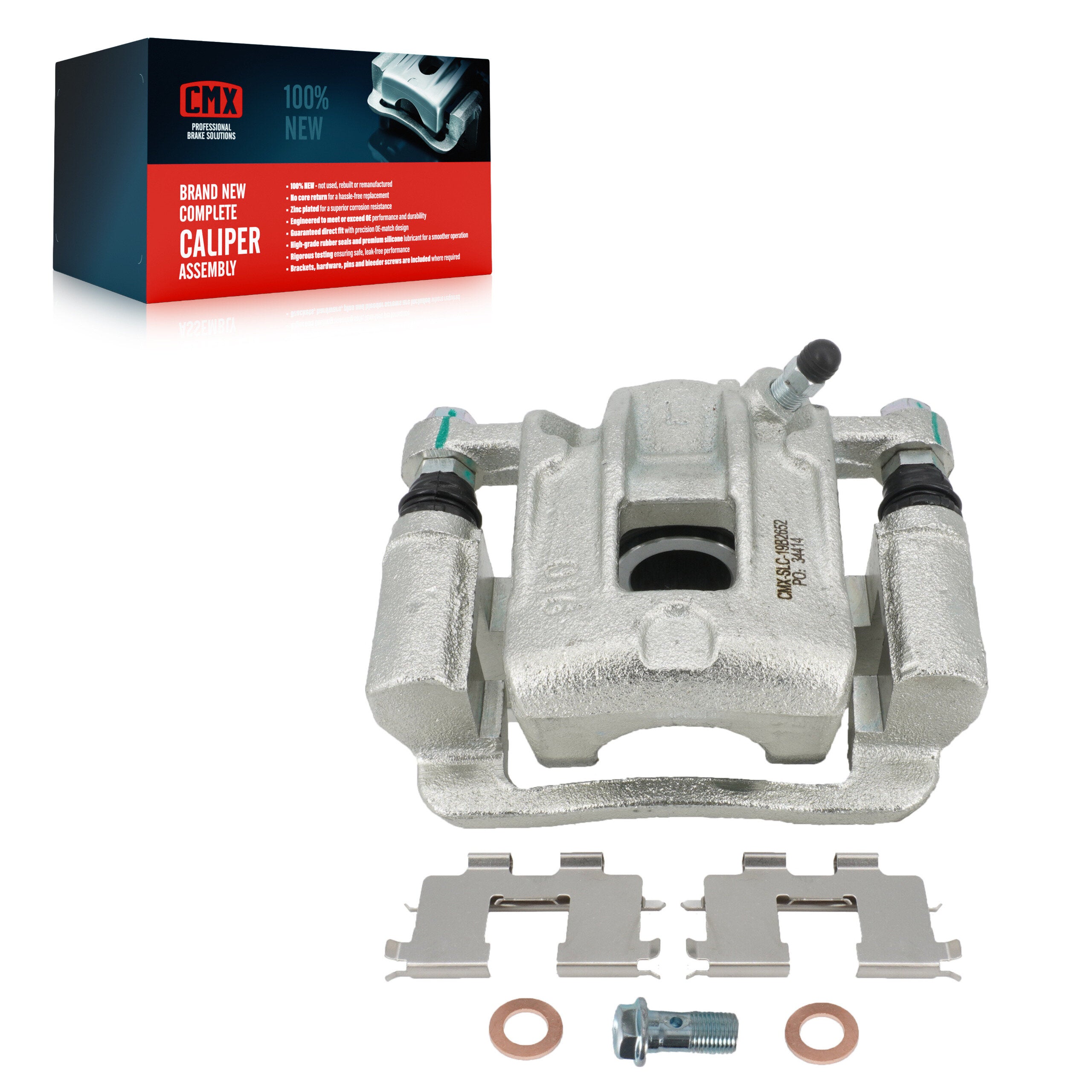CMX SLC-19B2652 Disc Brake Caliper for 2001-2006 Hyundai Santa Fe - Rear Left