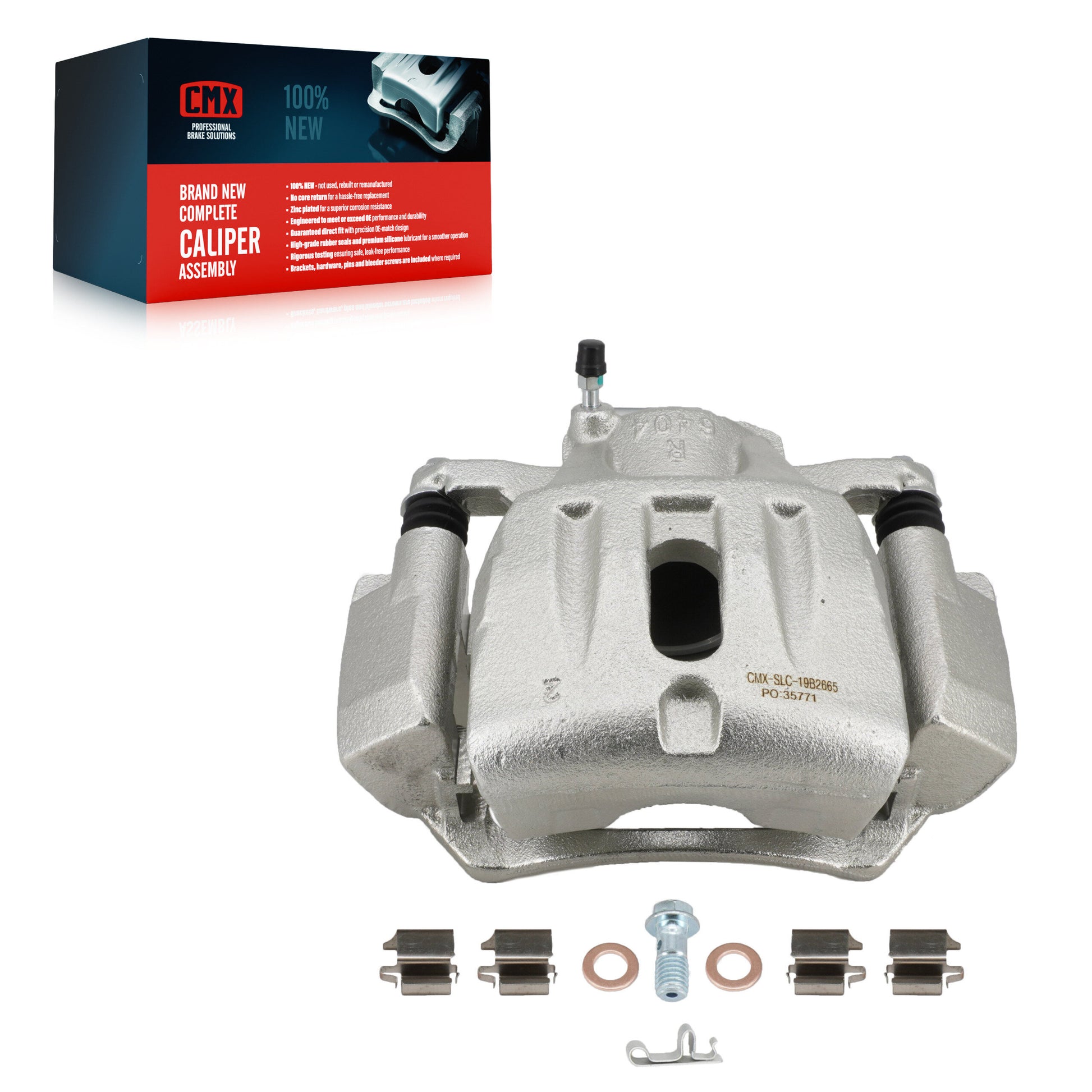 CMX SLC-19B2665 Disc Brake Caliper for 2001-2007 Toyota Highlander - Front Right
