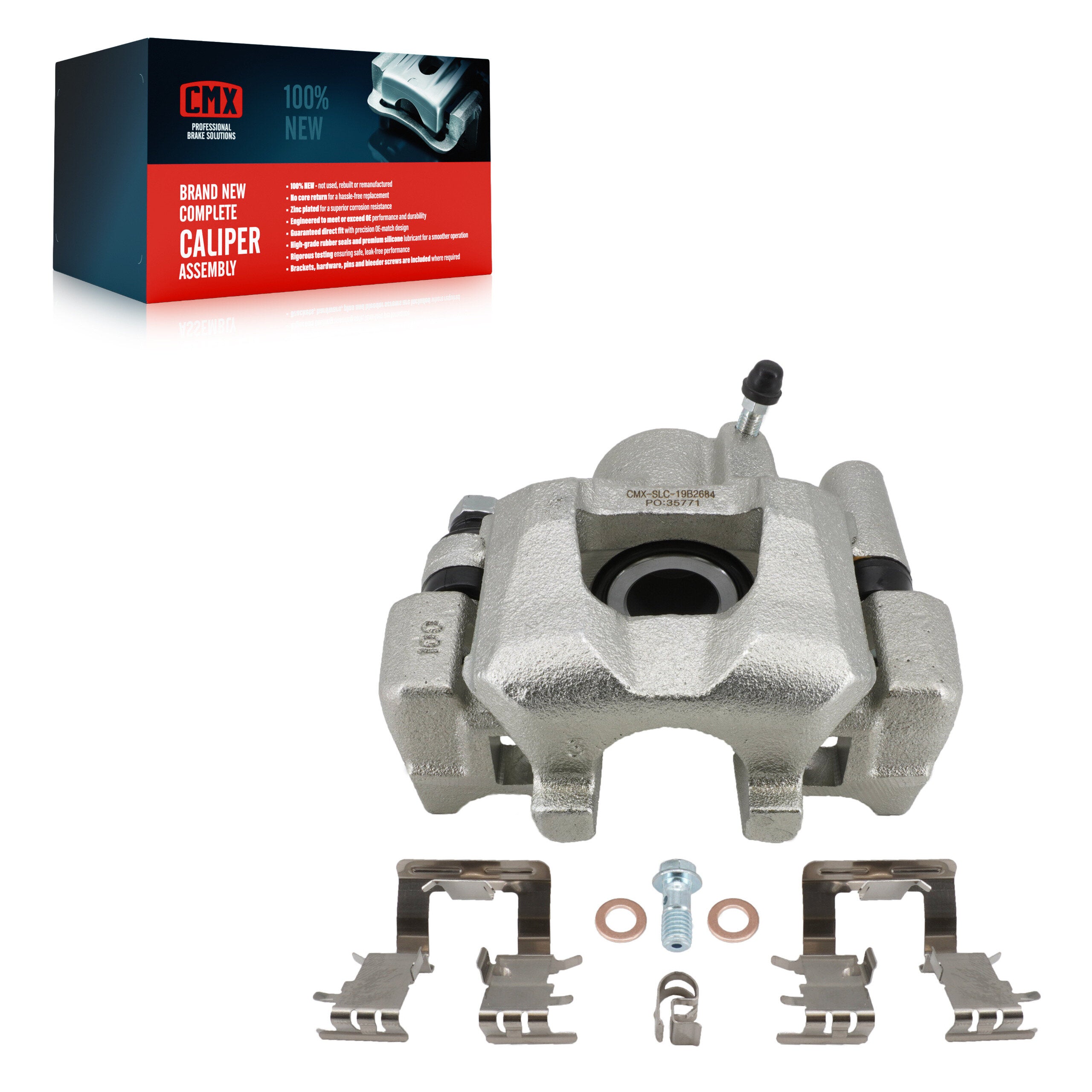 CMX SLC-19B2684 Disc Brake Caliper for 2002-2006 Lexus ES330, Lexus ES300, Toyota Camry - Rear Right