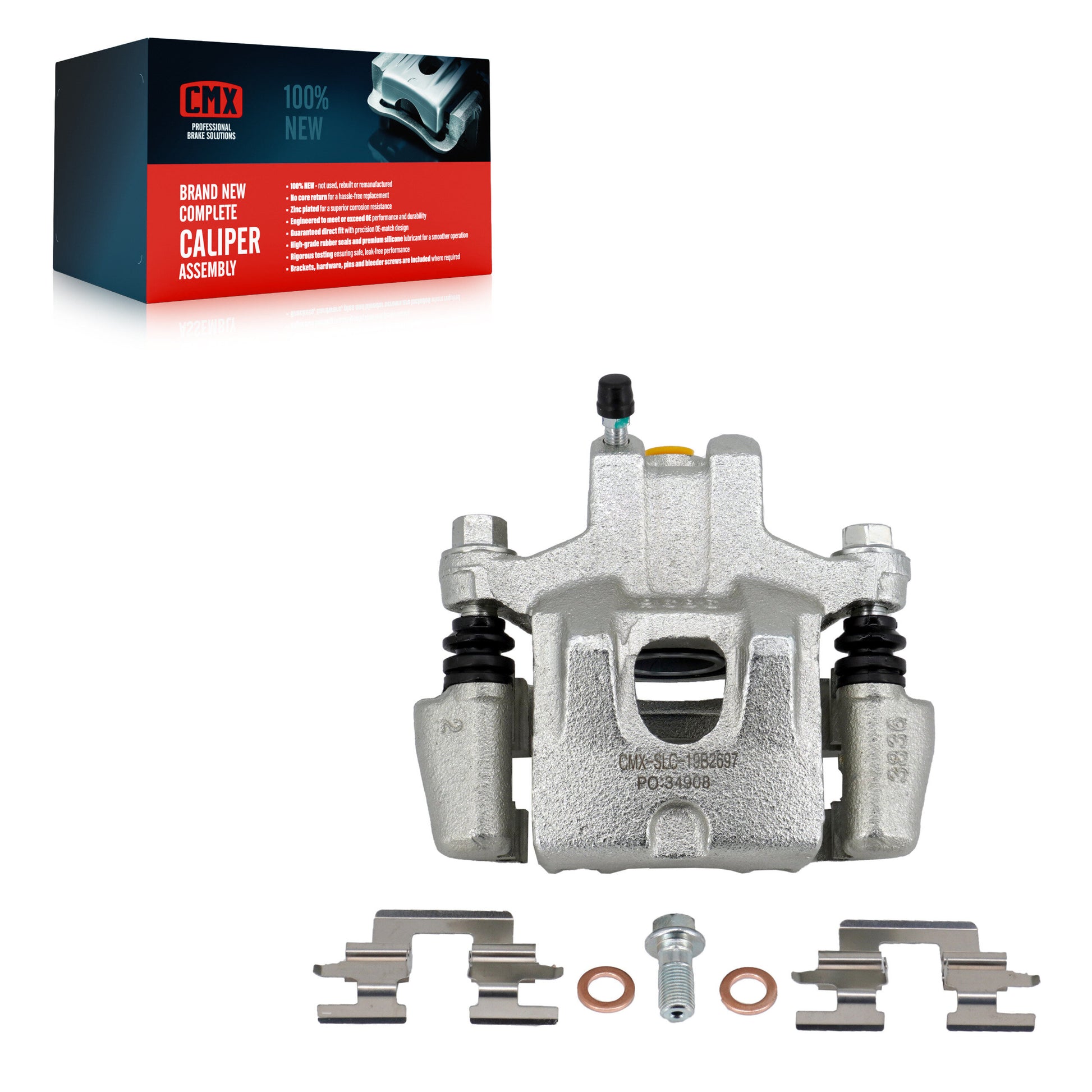CMX SLC-19B2697 Disc Brake Caliper for 2002-2008 Toyota Avalon, Toyota Solara, Toyota Camry - Rear Left