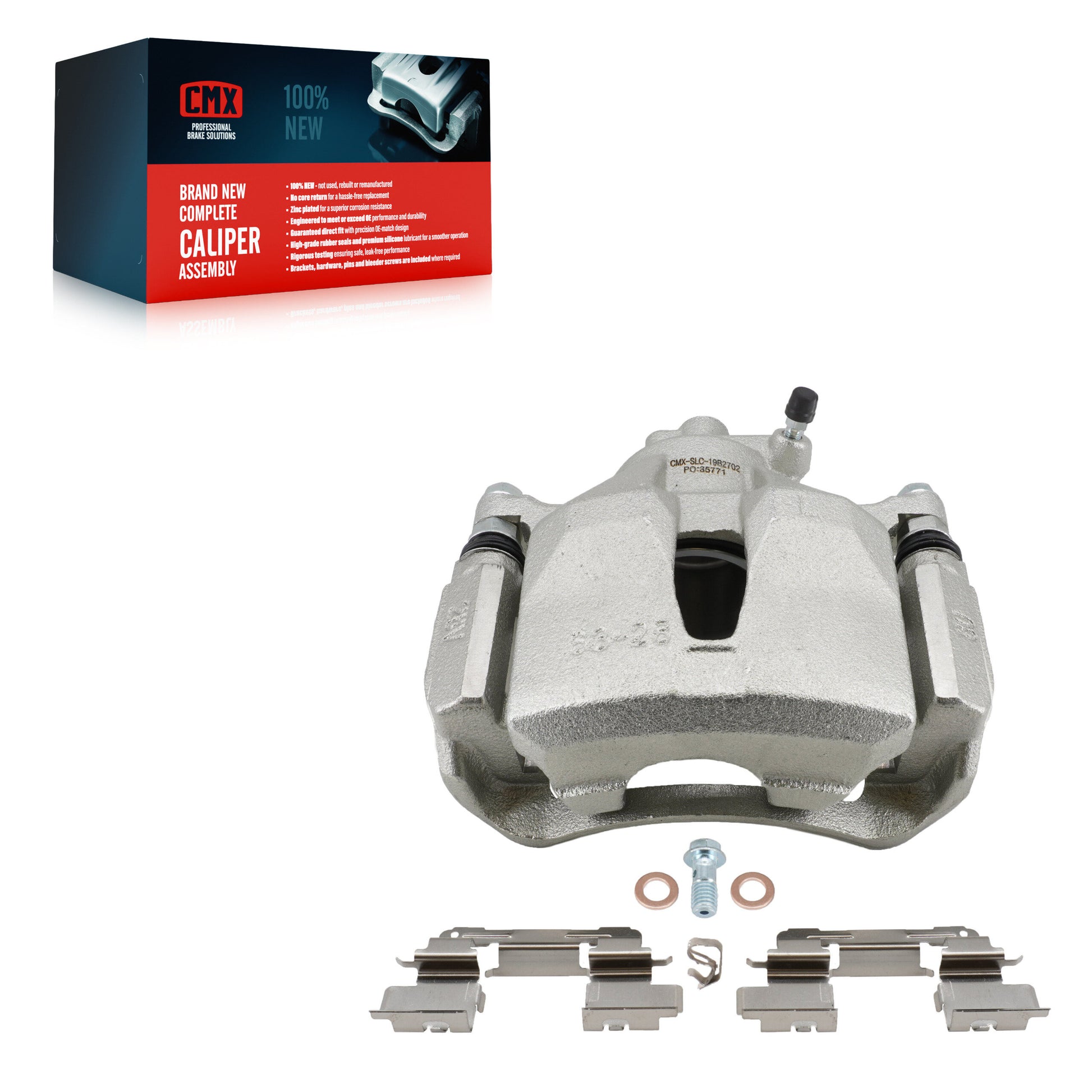 CMX SLC-19B2702 Disc Brake Caliper for 2002-2006 Toyota Camry - Front Left