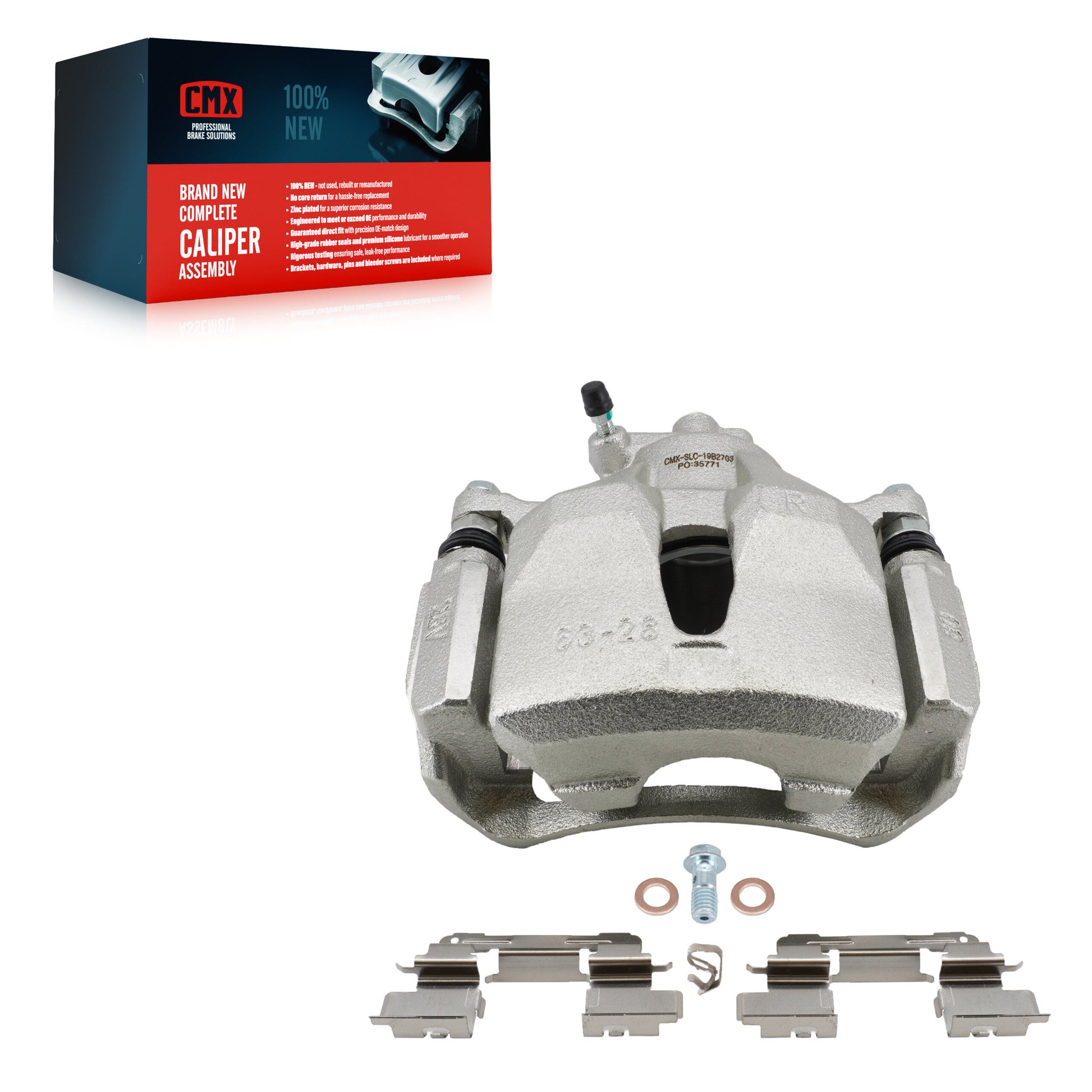 CMX SLC-19B2703 Disc Brake Caliper for 2002-2006 Toyota Camry - Front Right