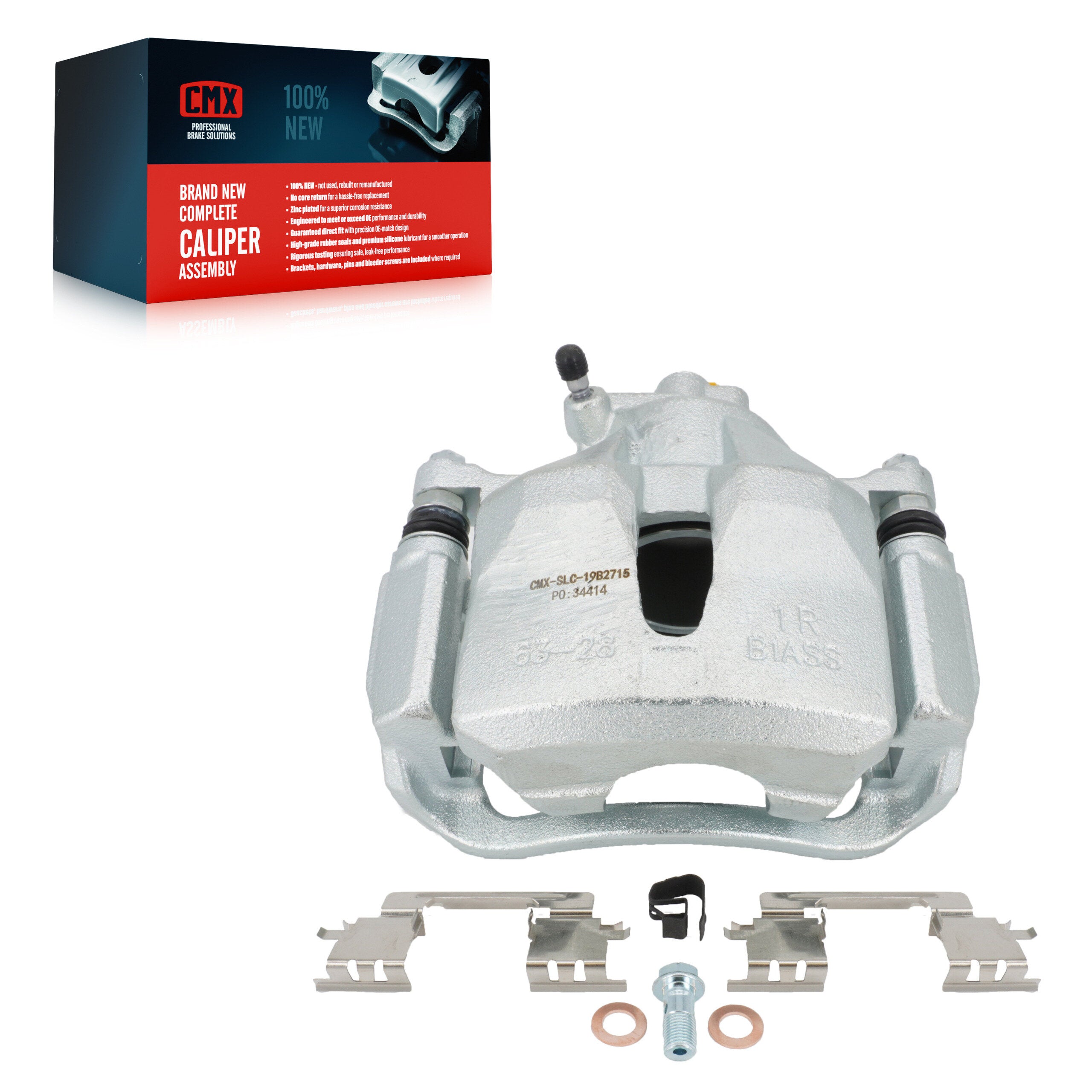 CMX SLC-19B2715 Disc Brake Caliper for 2004-2010 Toyota Avalon, Toyota Camry, Toyota Sienna - Front Right