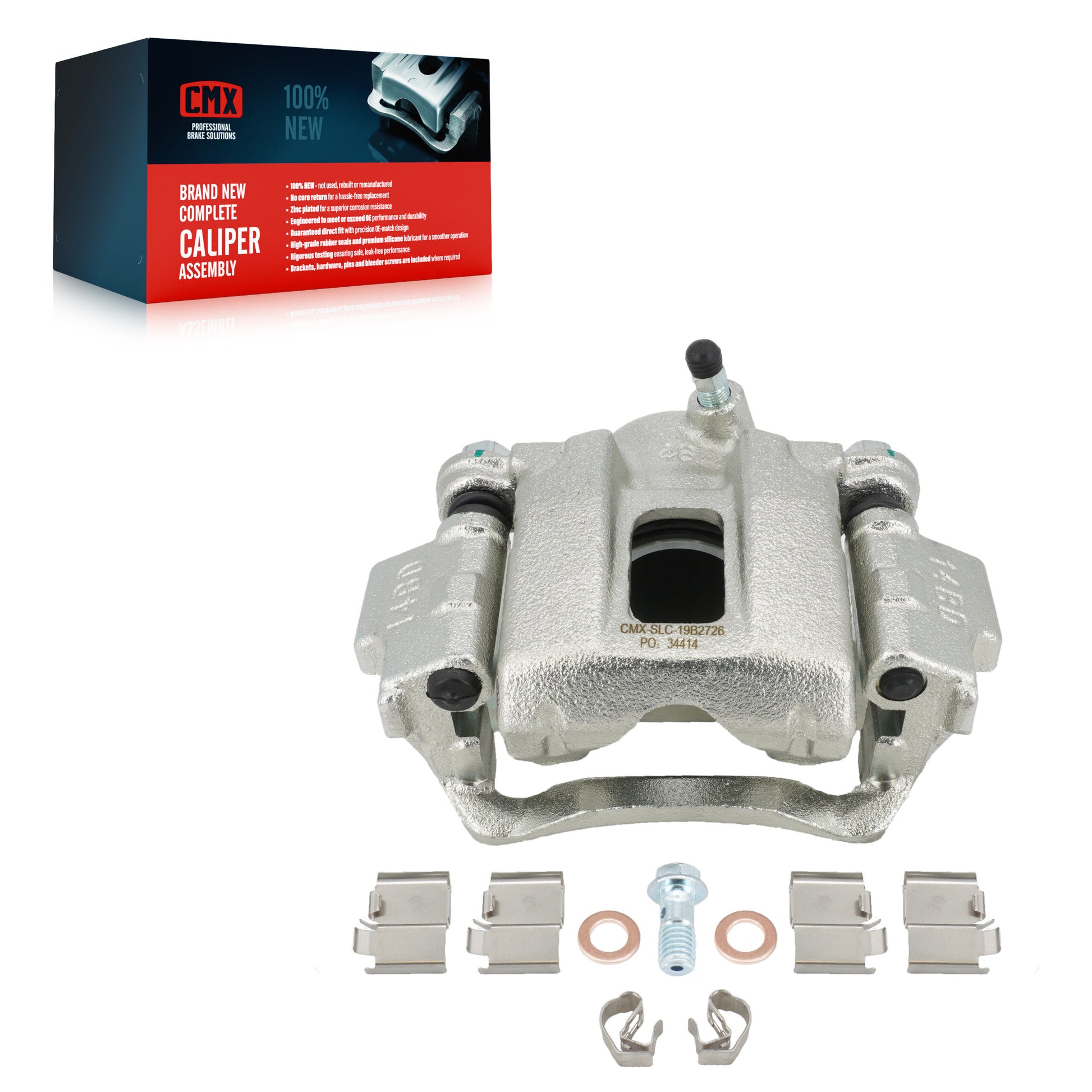 CMX SLC-19B2726 Disc Brake Caliper for 2003-2014 Toyota FJ Cruiser, Toyota 4Runner - Rear Right
