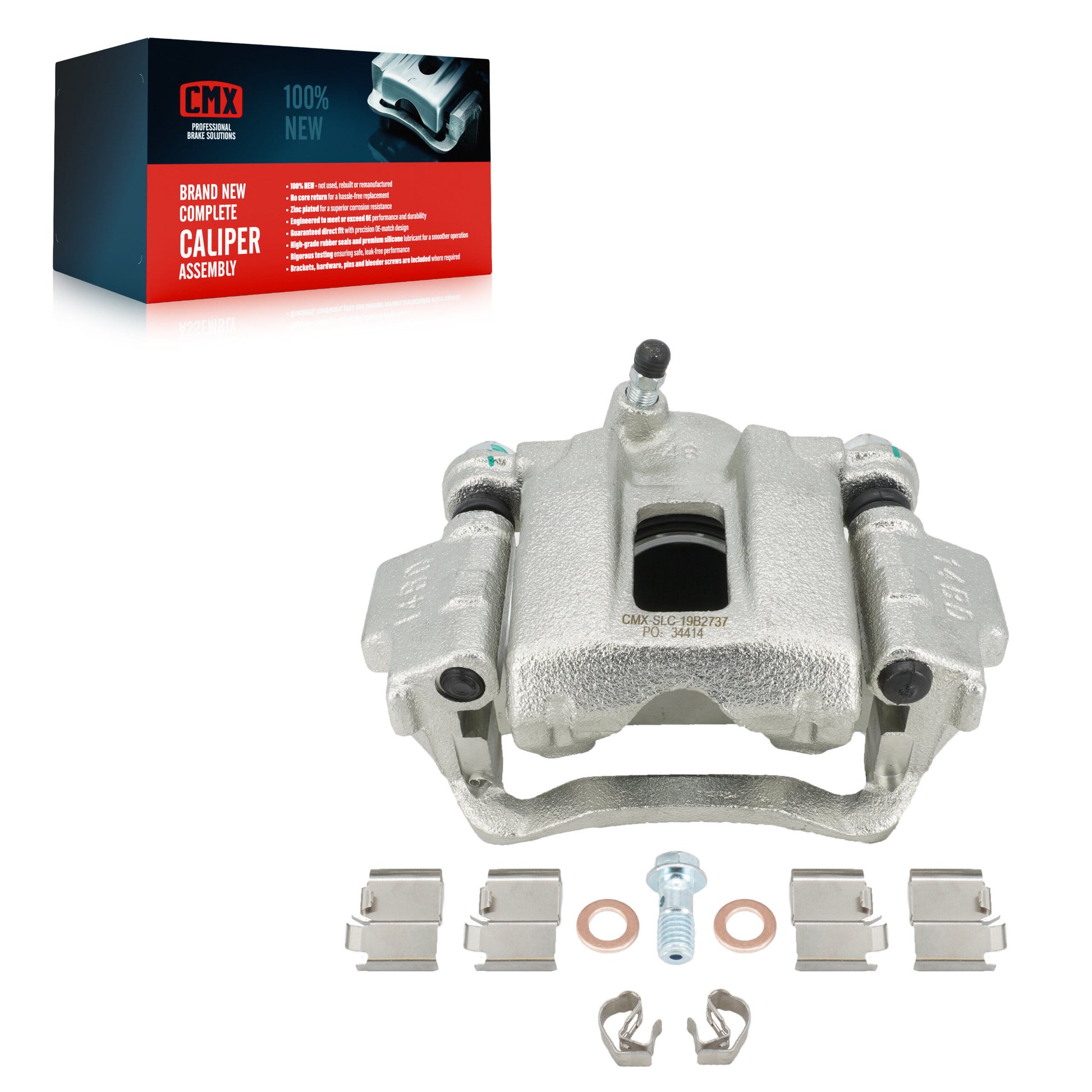 CMX SLC-19B2737 Disc Brake Caliper for 2001-2023 Lexus GX460, Toyota 4Runner, Lexus GX470 - Rear Left