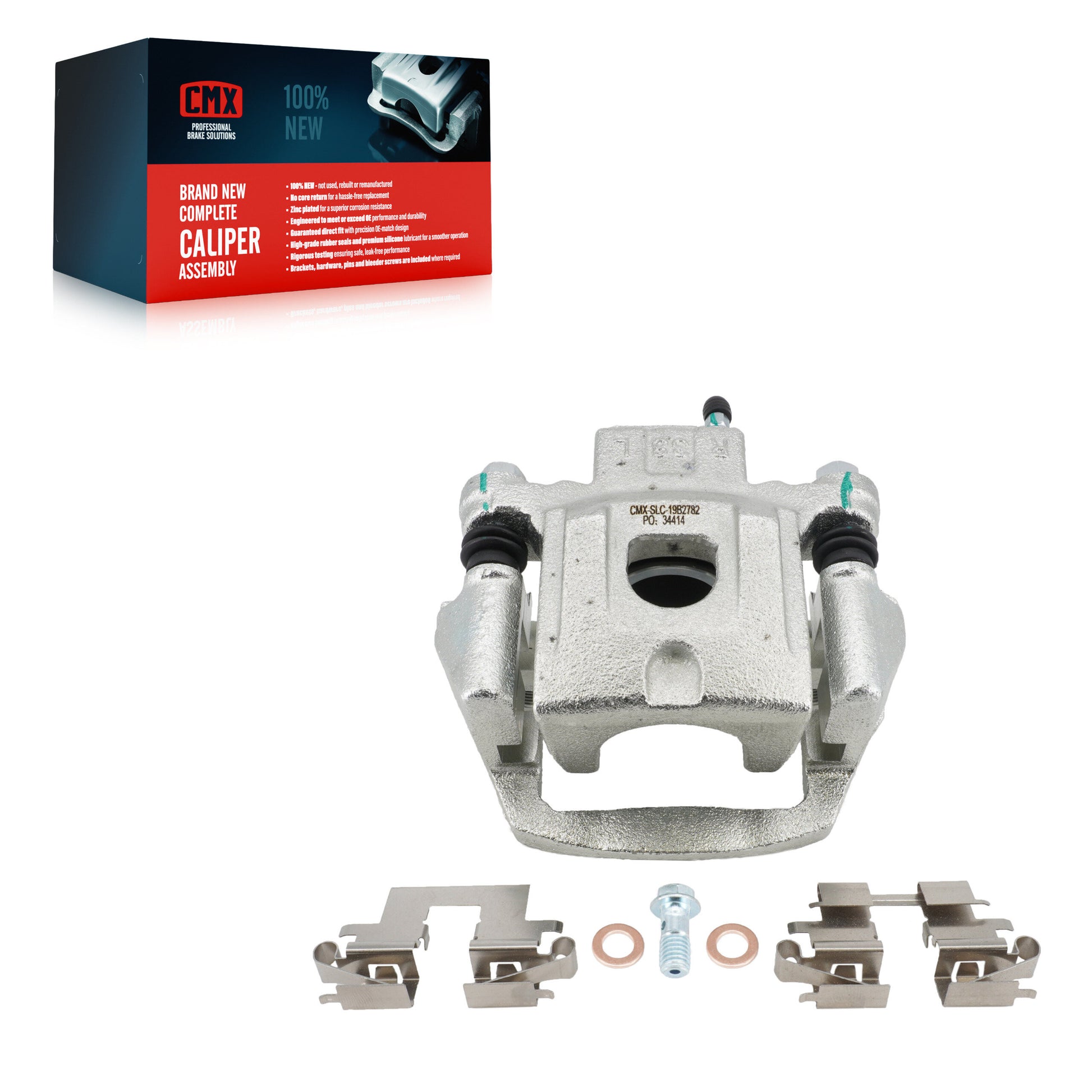 CMX SLC-19B2782 Disc Brake Caliper for 2004-2009 Lexus RX350, Lexus RX400h, Toyota Highlander - Rear Right