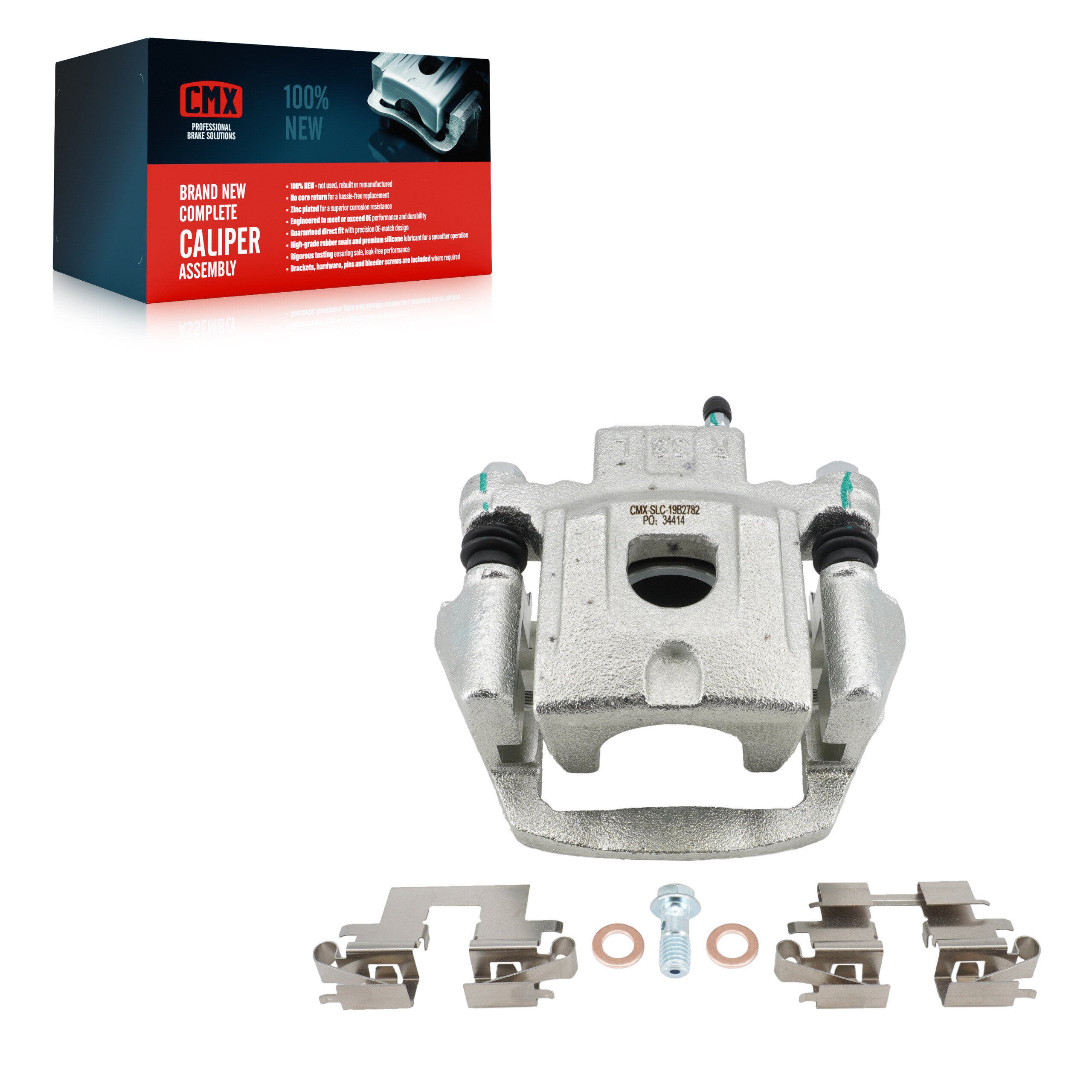 CMX SLC-19B2782 Disc Brake Caliper for 2004-2009 Lexus RX350, Lexus RX400h, Toyota Highlander - Rear Right