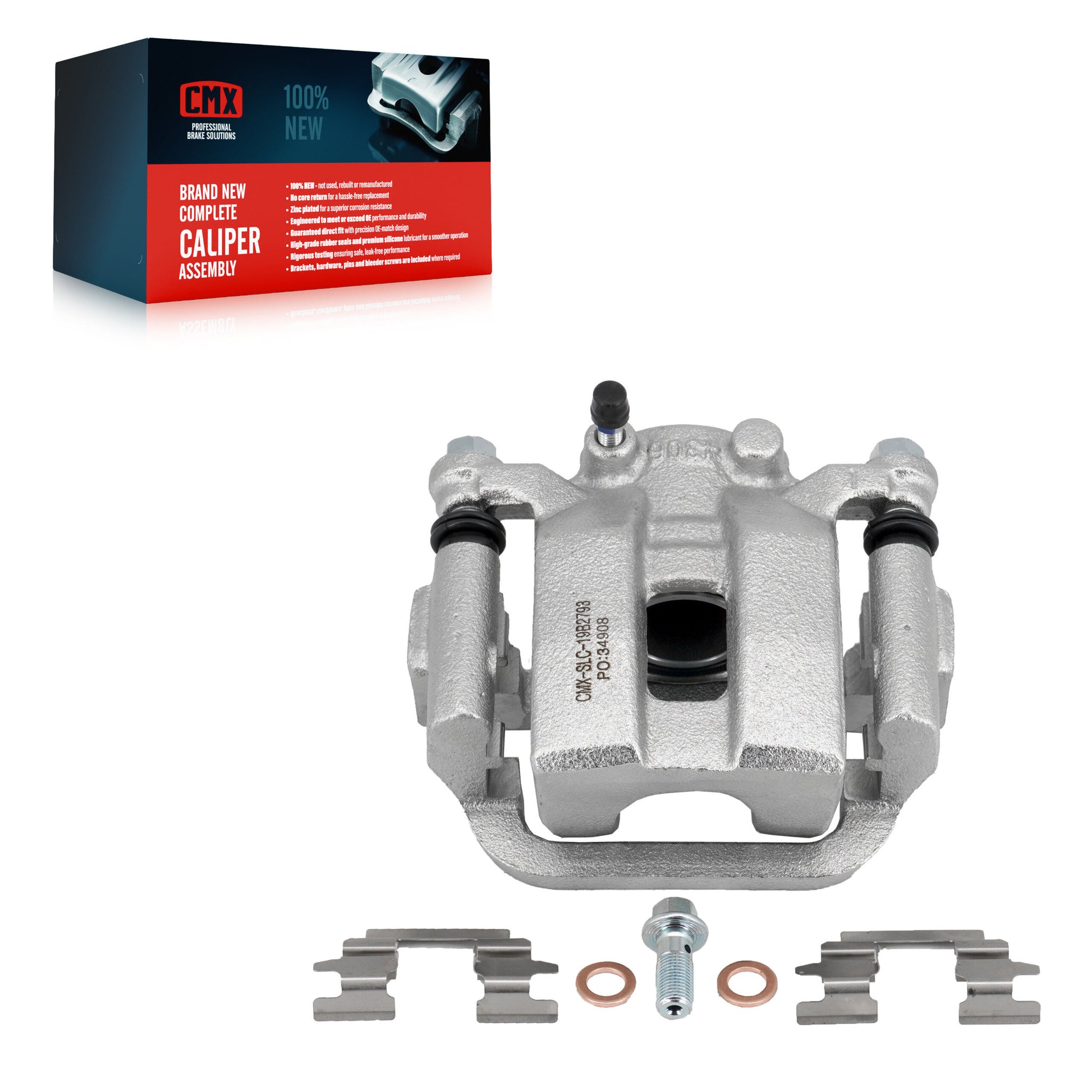 CMX SLC-19B2793 Disc Brake Caliper for 2003-2009 INFINITI G35, Nissan Quest, Nissan 350Z - Rear Right