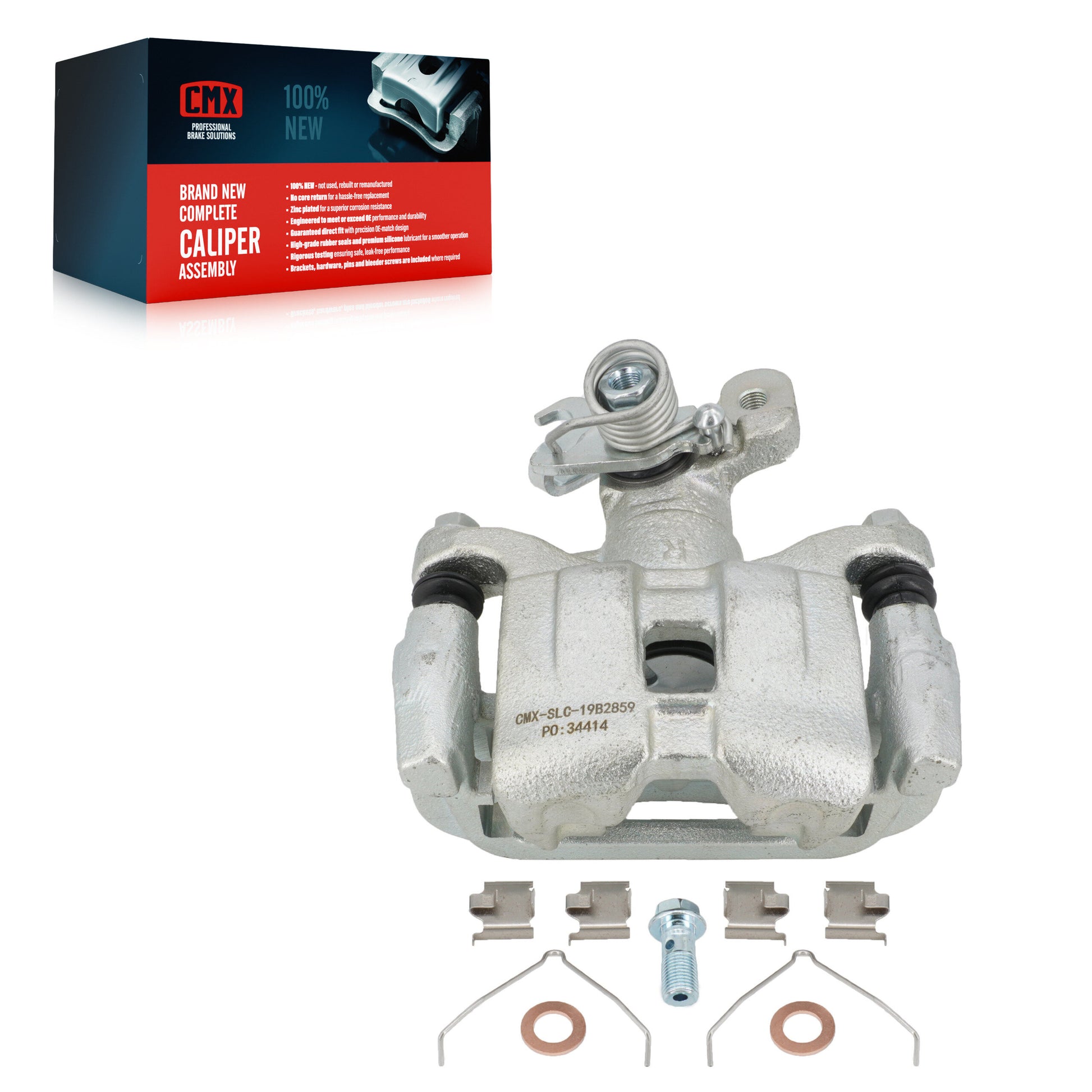 CMX SLC-19B2859 Disc Brake Caliper for 2003-2005 Mazda 6 - Rear Right