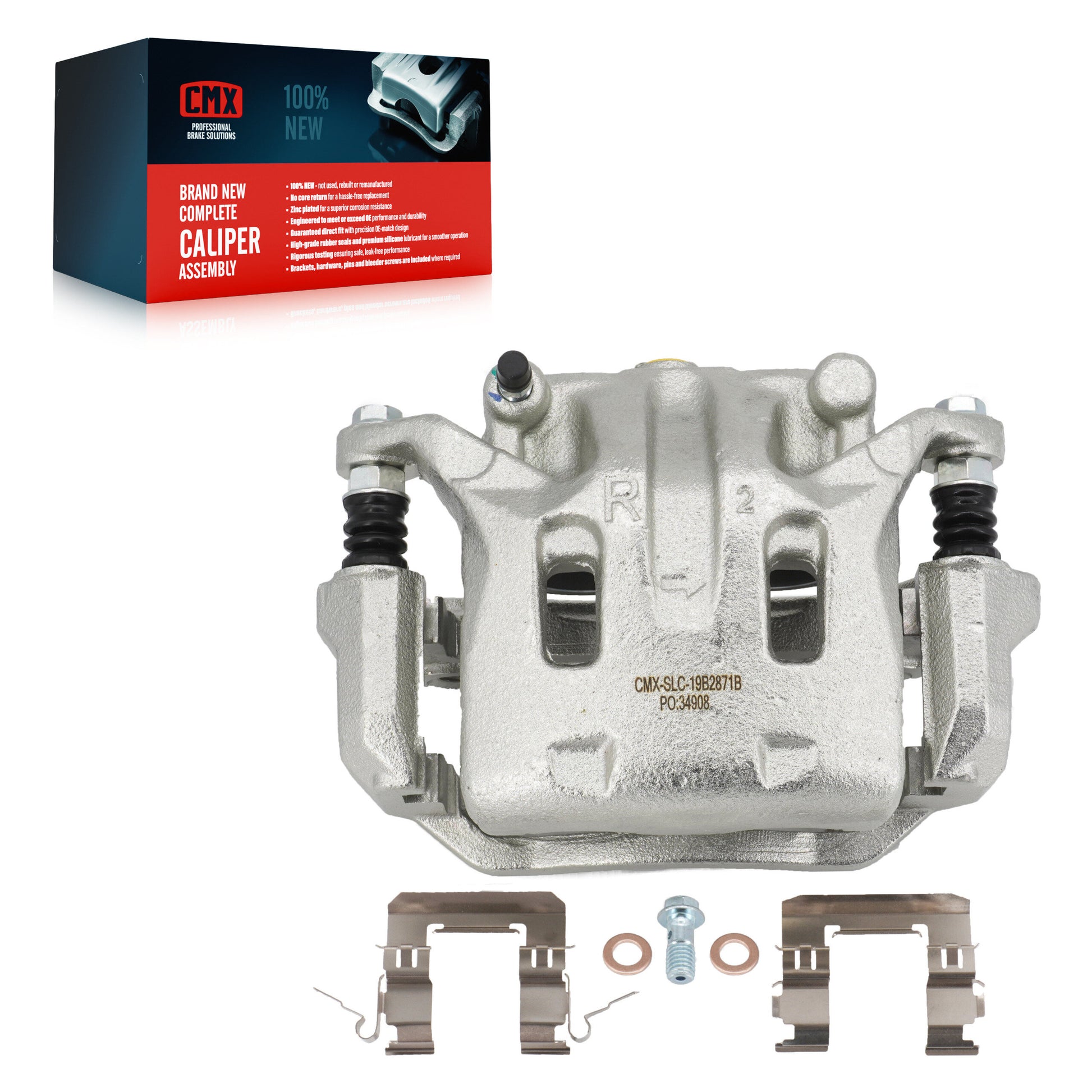 CMX SLC-19B2871B Disc Brake Caliper for 2006-2020 INFINITI Q40, INFINITI Q70L, INFINITI QX70 - Front Right