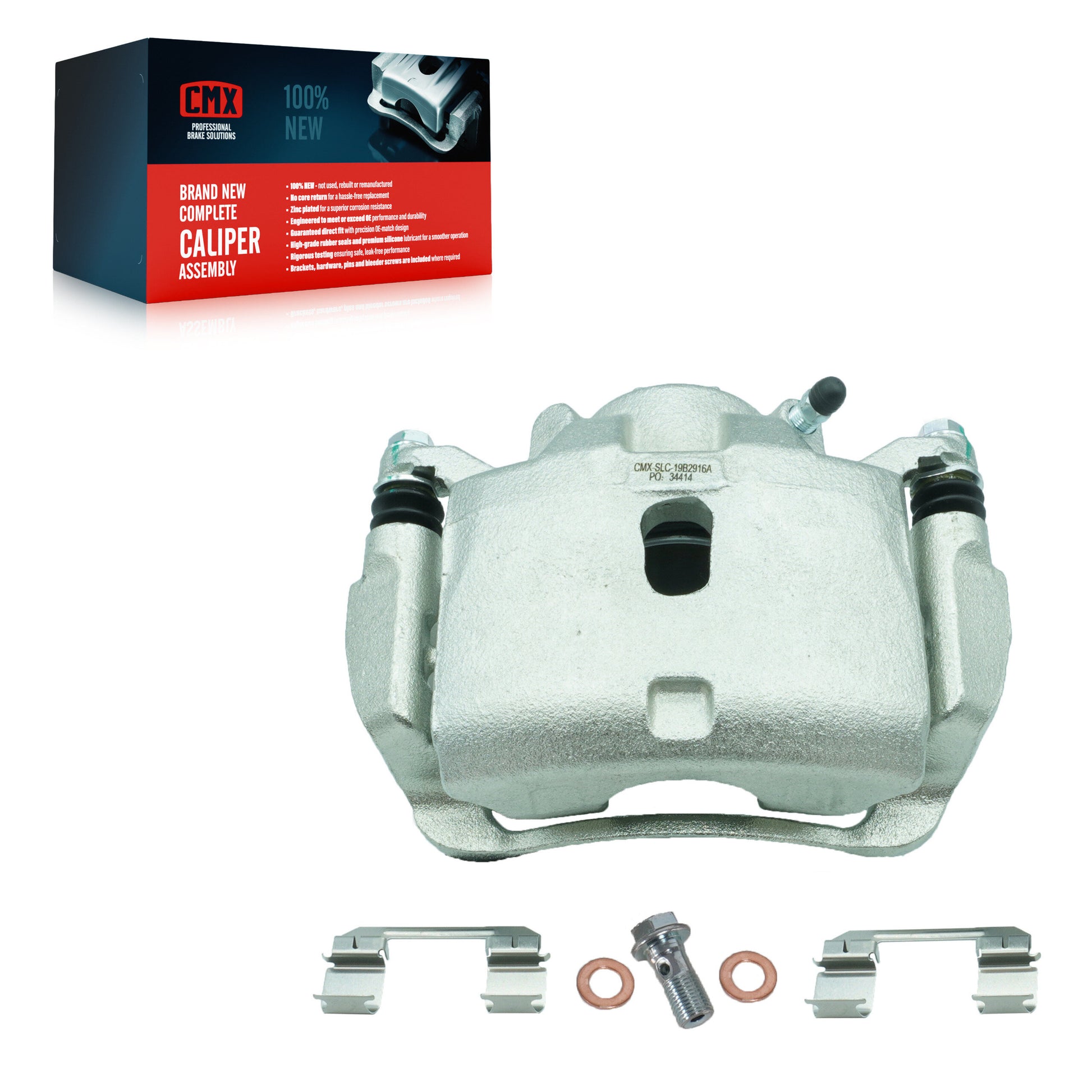 CMX SLC-19B2916A Disc Brake Caliper for 2012-2016 Honda CR-V - Front Left