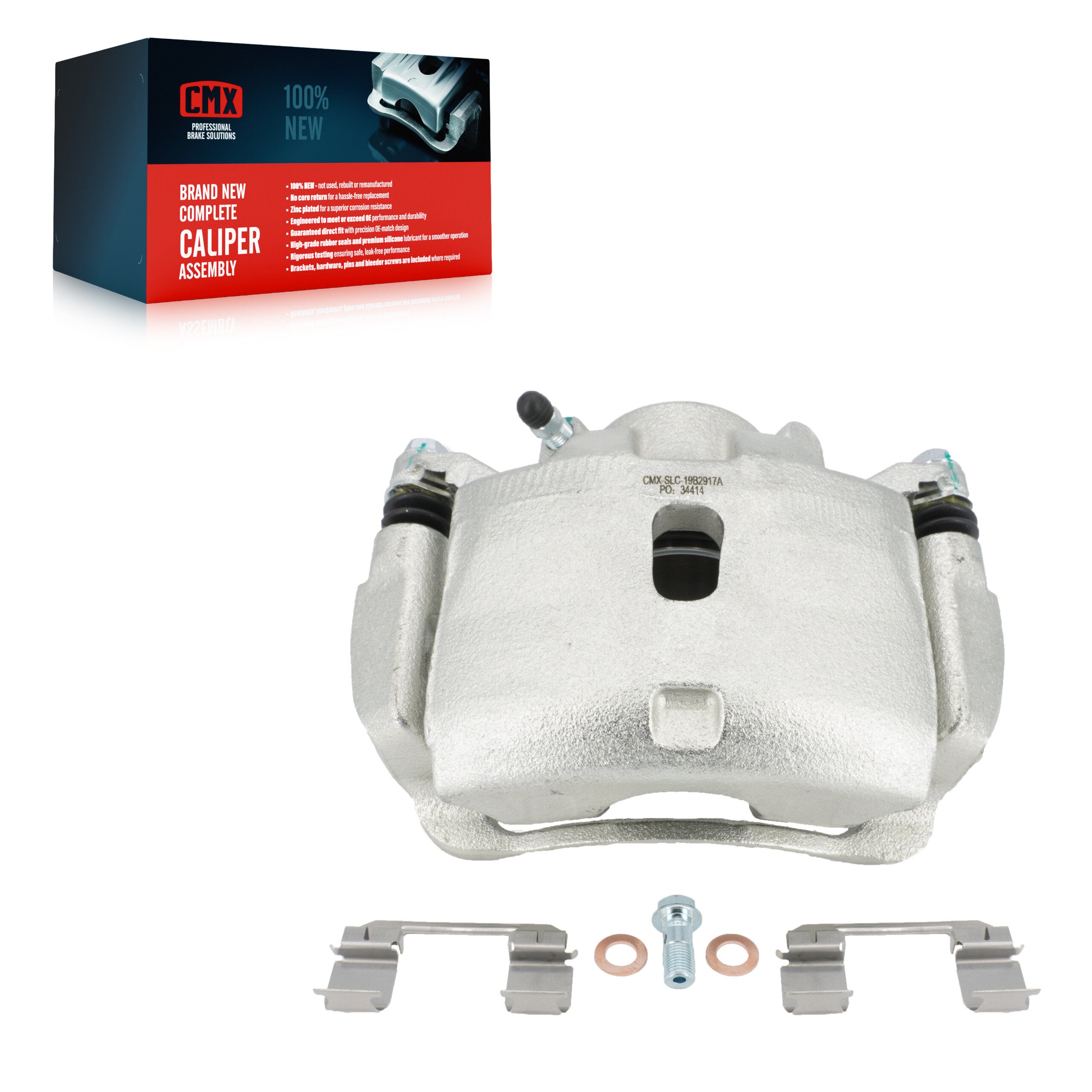 CMX SLC-19B2917A Disc Brake Caliper for 2012-2016 Honda CR-V - Front Right