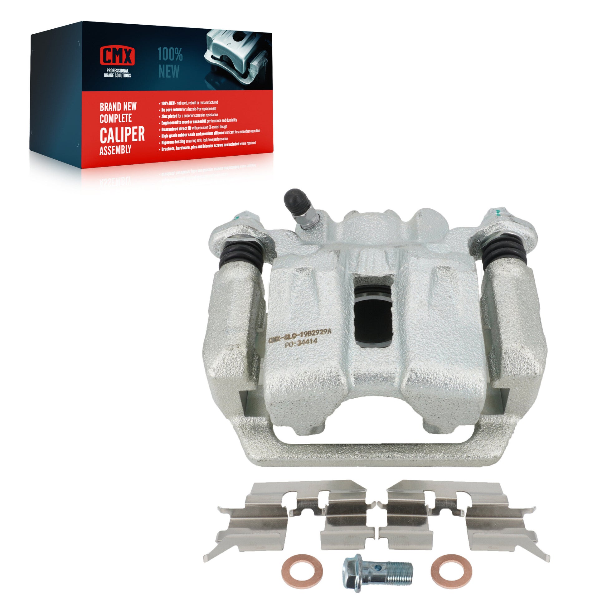 CMX SLC-19B2929A Disc Brake Caliper for 2006-2014 Honda Ridgeline - Rear Left