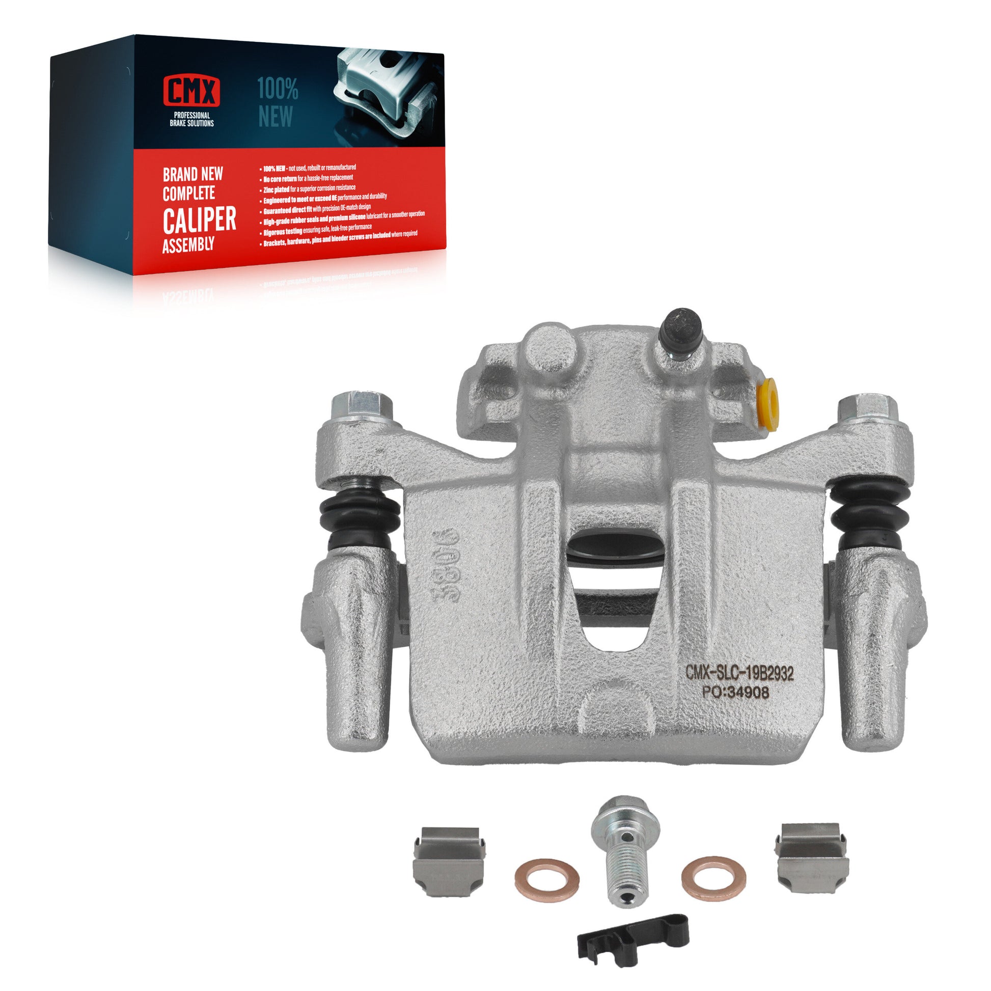 CMX SLC-19B2932 Disc Brake Caliper for 2004-2011 Mitsubishi Endeavor - Rear Right