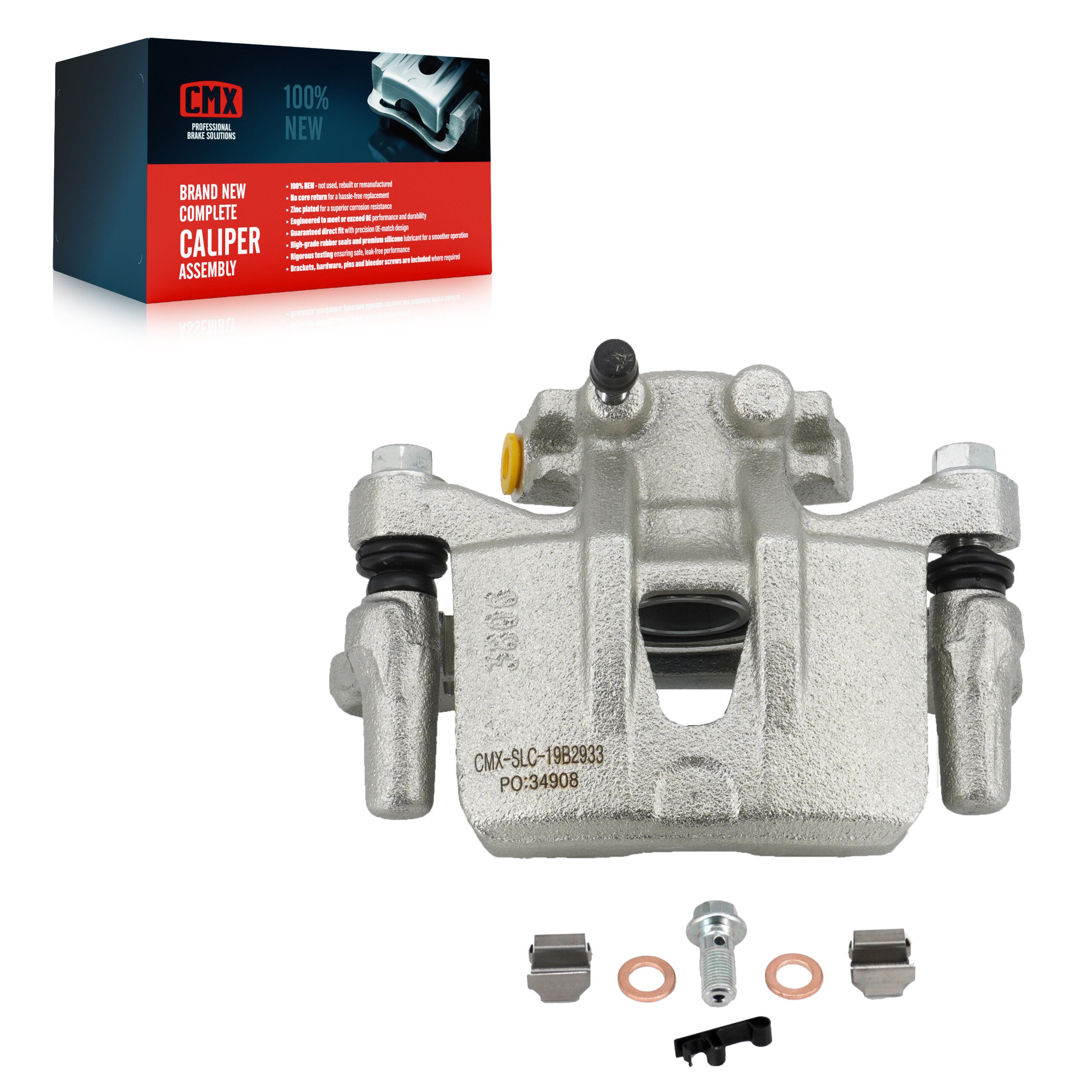 CMX SLC-19B2933 Disc Brake Caliper for 2004-2011 Mitsubishi Endeavor - Rear Left
