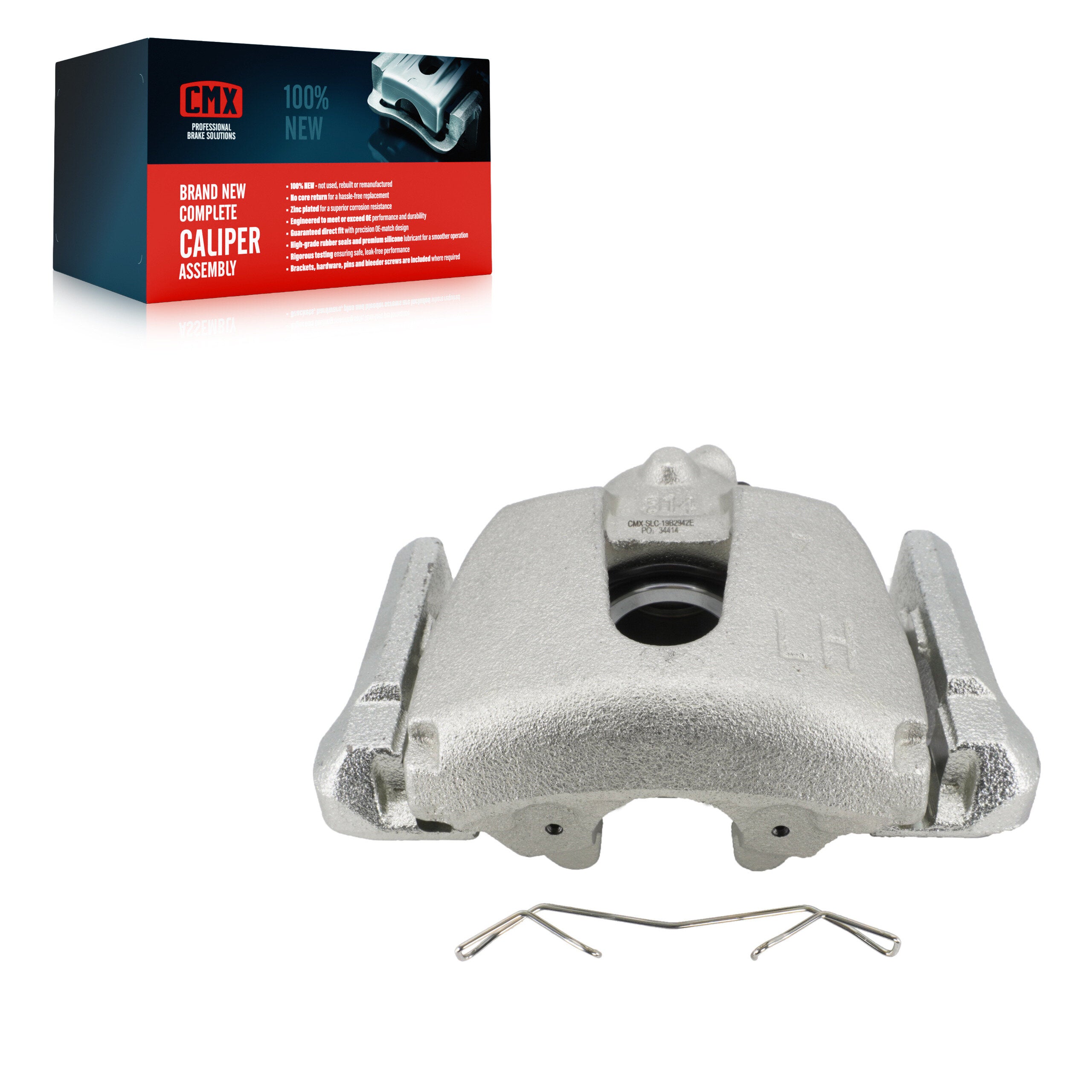 CMX SLC-19B2942E Disc Brake Caliper for 2008-2015 Mazda 5, Mazda 3, Mazda 3 Sport - Front Left