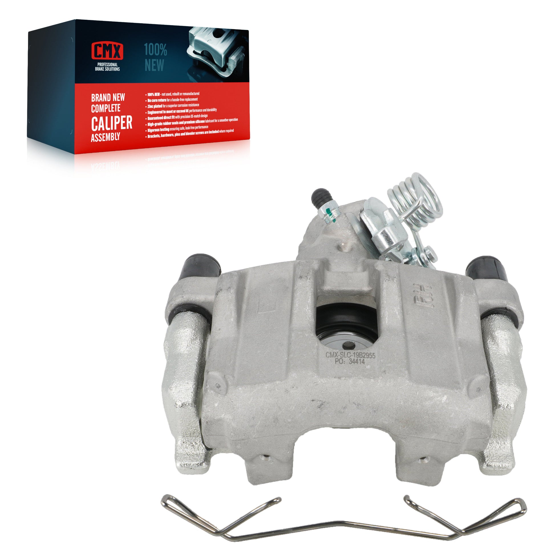 CMX SLC-19B2955 Disc Brake Caliper for 2004-2013 Mazda 3, Mazda 3 Sport - Rear Right