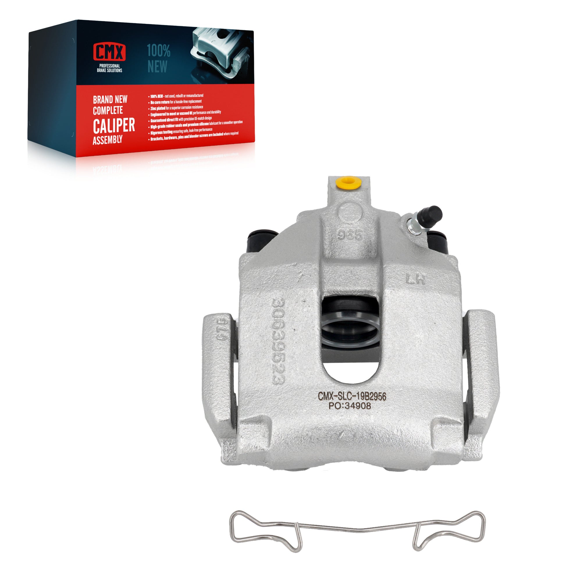 CMX SLC-19B2956 Disc Brake Caliper for 2003-2014 Volvo XC90 - Rear Left