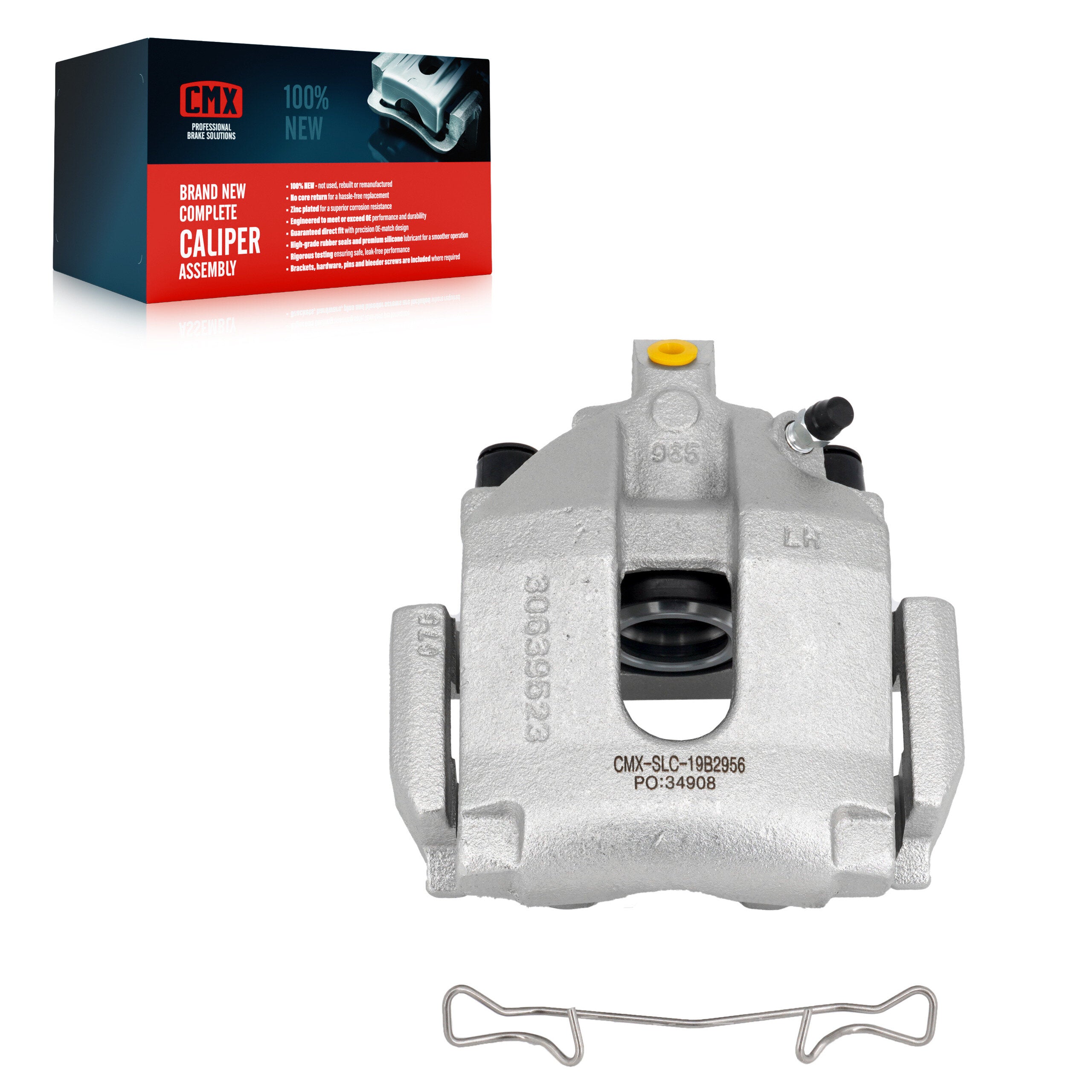 CMX SLC-19B2956 Disc Brake Caliper for 2003-2014 Volvo XC90 - Rear Left