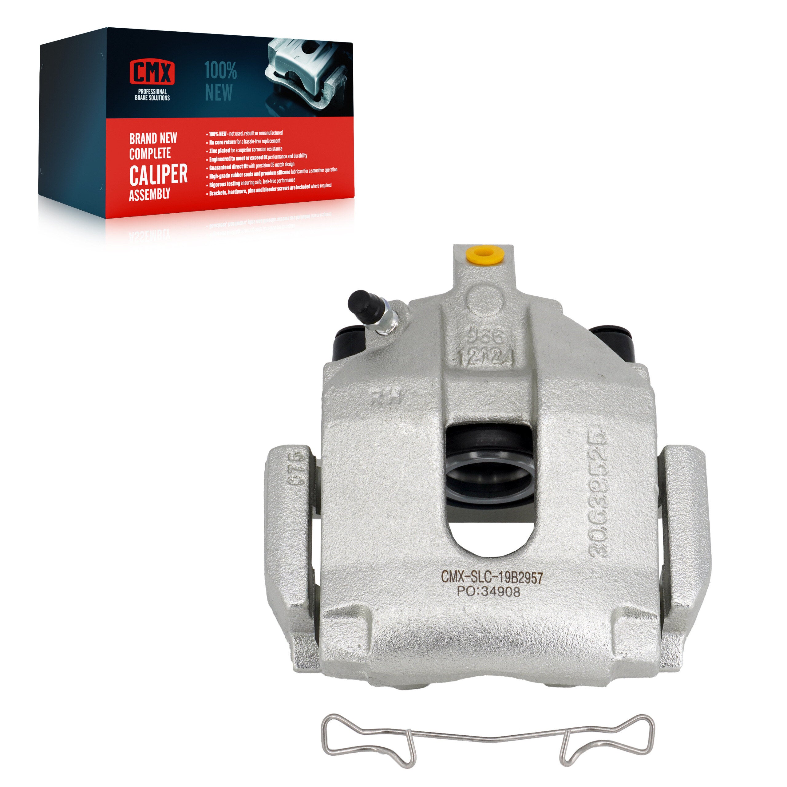 CMX SLC-19B2957 Disc Brake Caliper for 2003-2014 Volvo XC90 - Rear Right