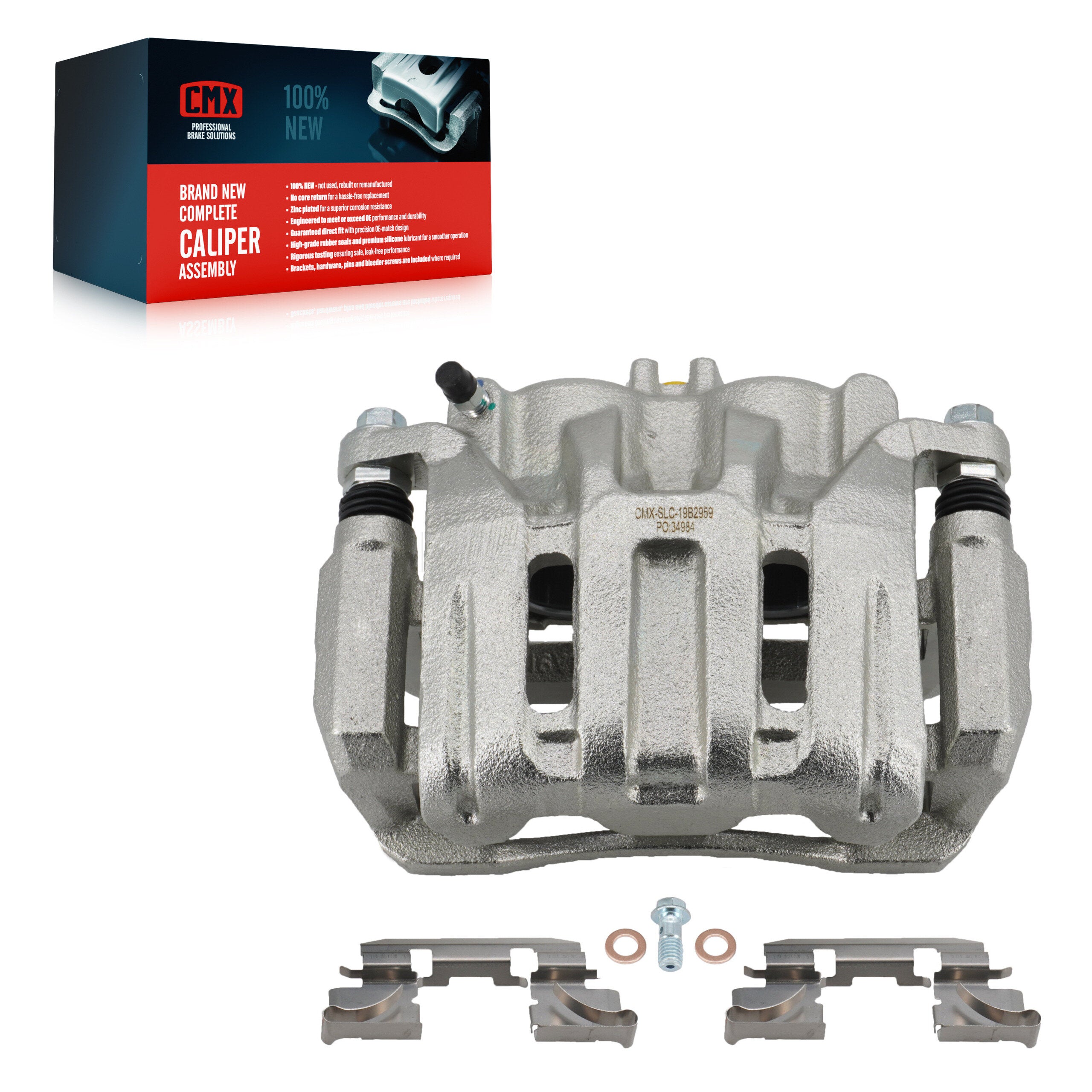 CMX SLC-19B2959 Disc Brake Caliper for 2005-2016 Honda Crosstour, Honda CR-V, Honda Accord Crosstour - Front Right