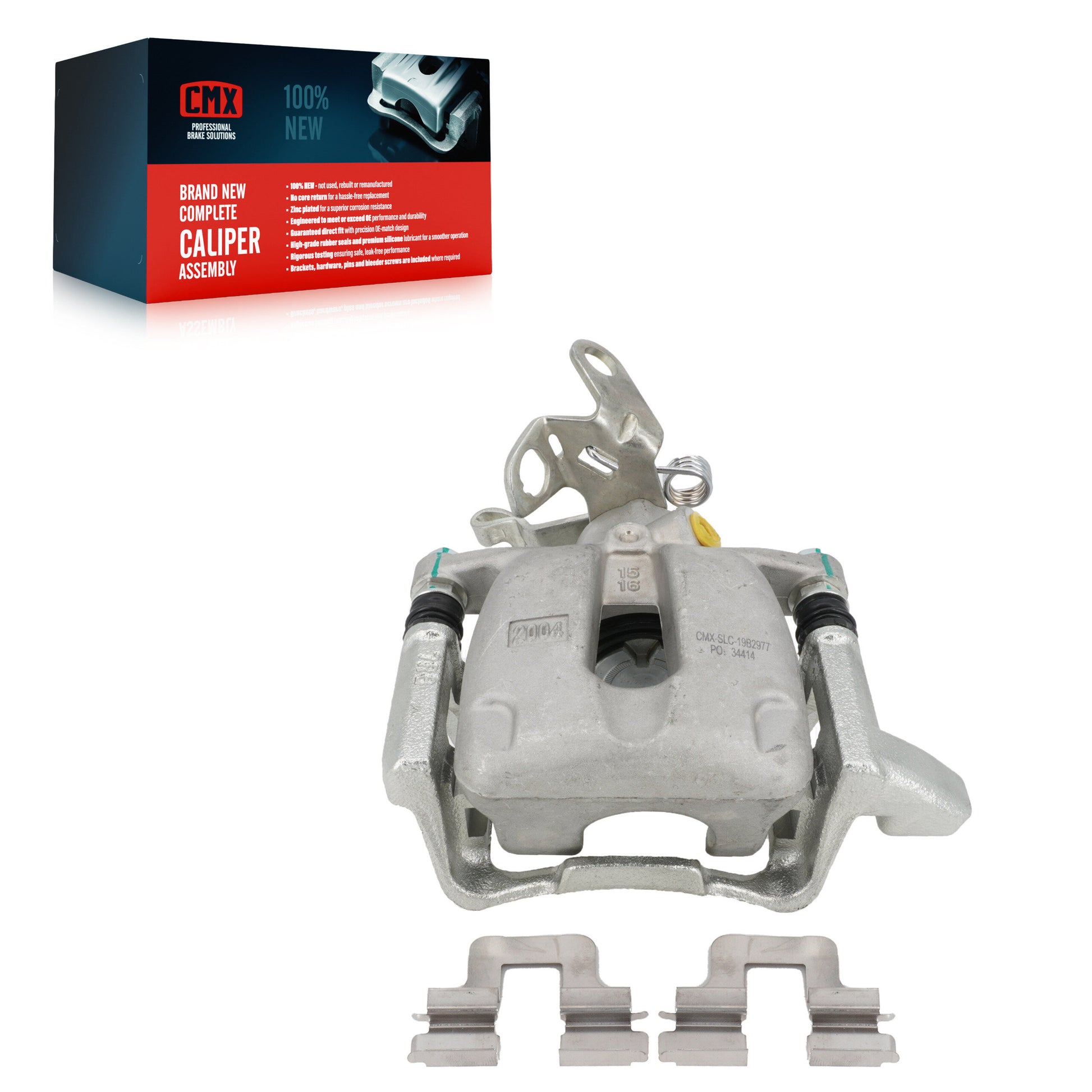 CMX SLC-19B2977 Disc Brake Caliper for 2005-2010 Volkswagen Golf, Volkswagen Jetta, Audi A3 - Rear Right