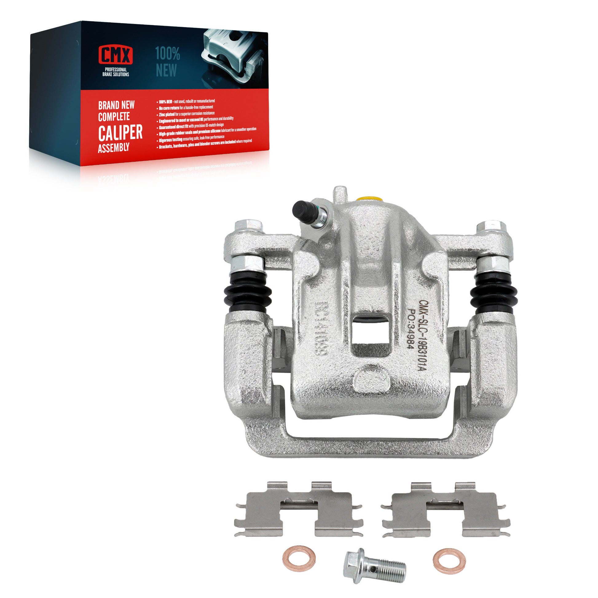 CMX SLC-19B3101A Disc Brake Caliper for 2006-2009 Hyundai Sonata, Hyundai Azera - Rear Left