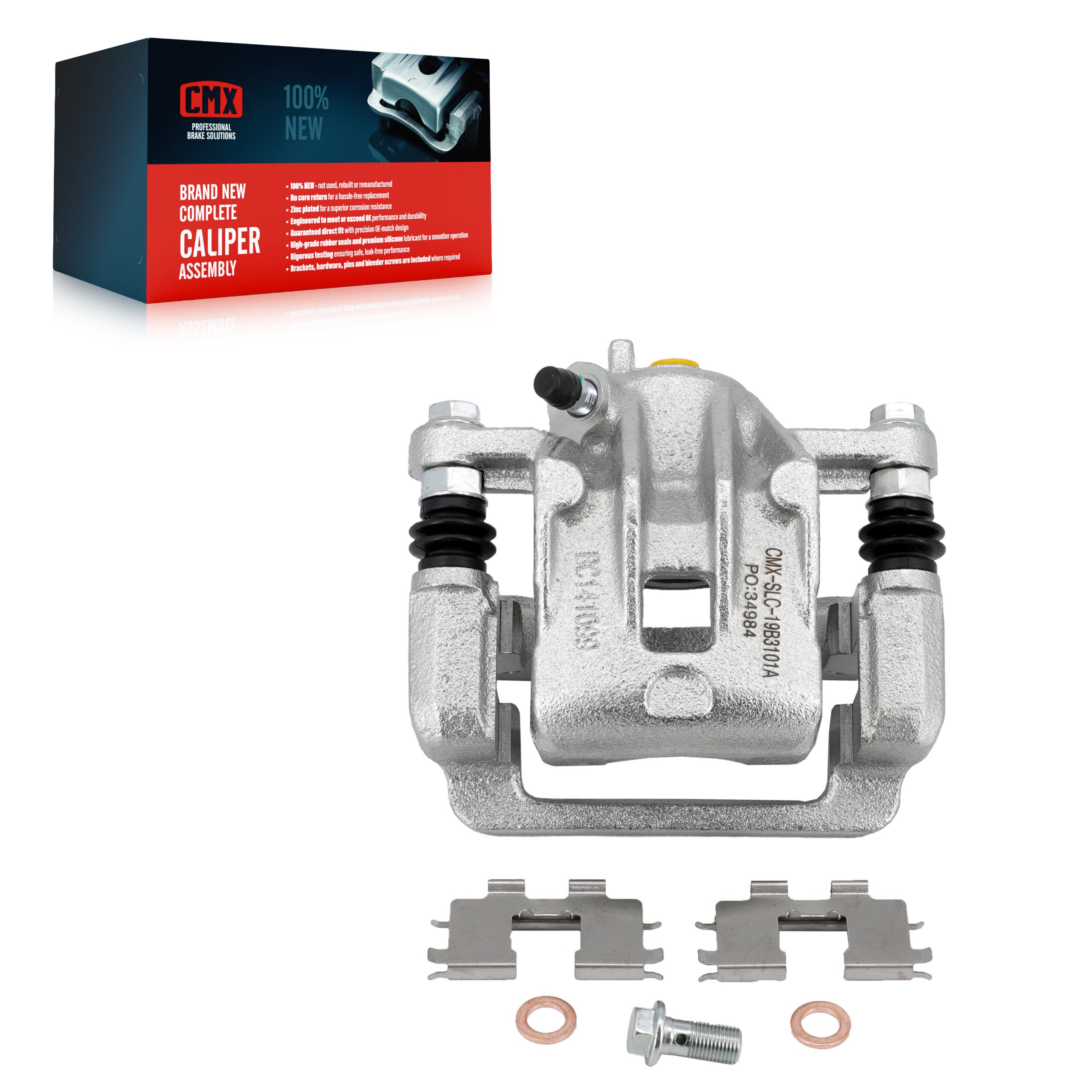 CMX SLC-19B3101A Disc Brake Caliper for 2006-2009 Hyundai Sonata, Hyundai Azera - Rear Left