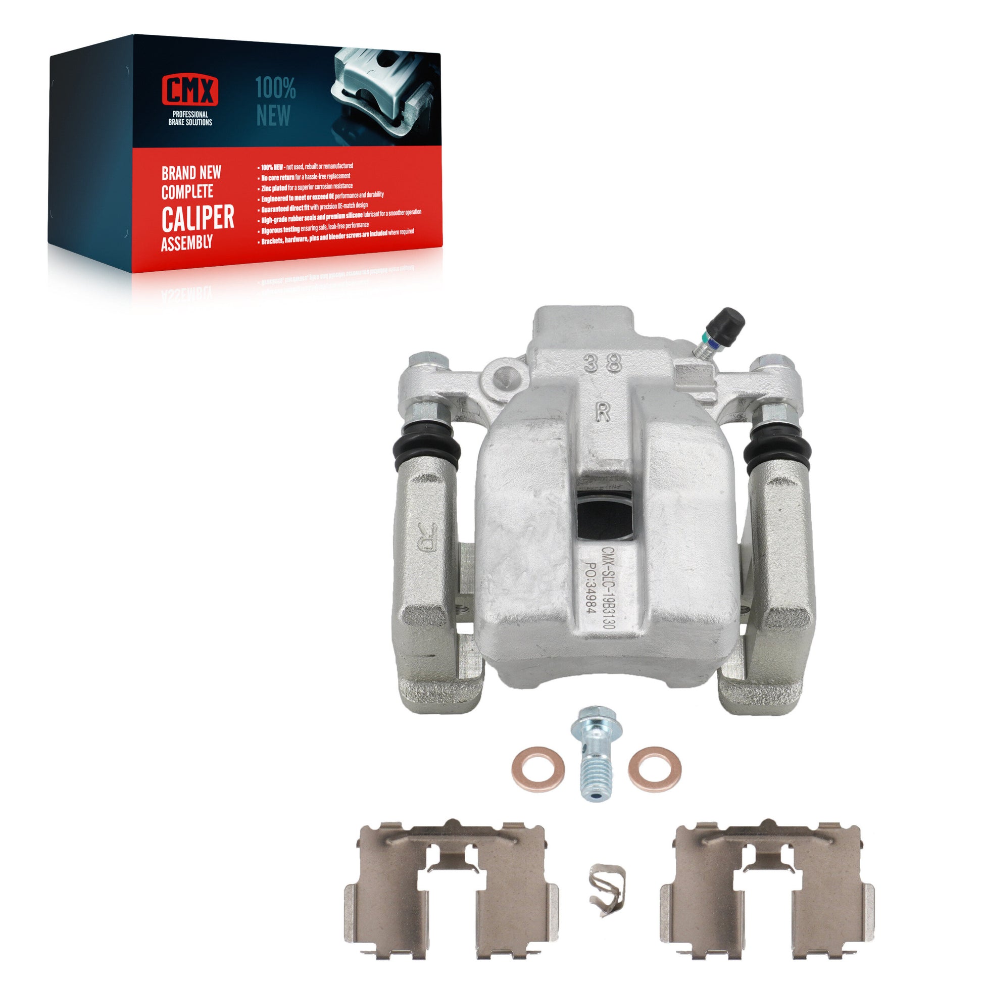 CMX SLC-19B3130 Disc Brake Caliper for 2007-2012 Lexus ES350, Toyota Camry, Toyota Avalon - Rear Right