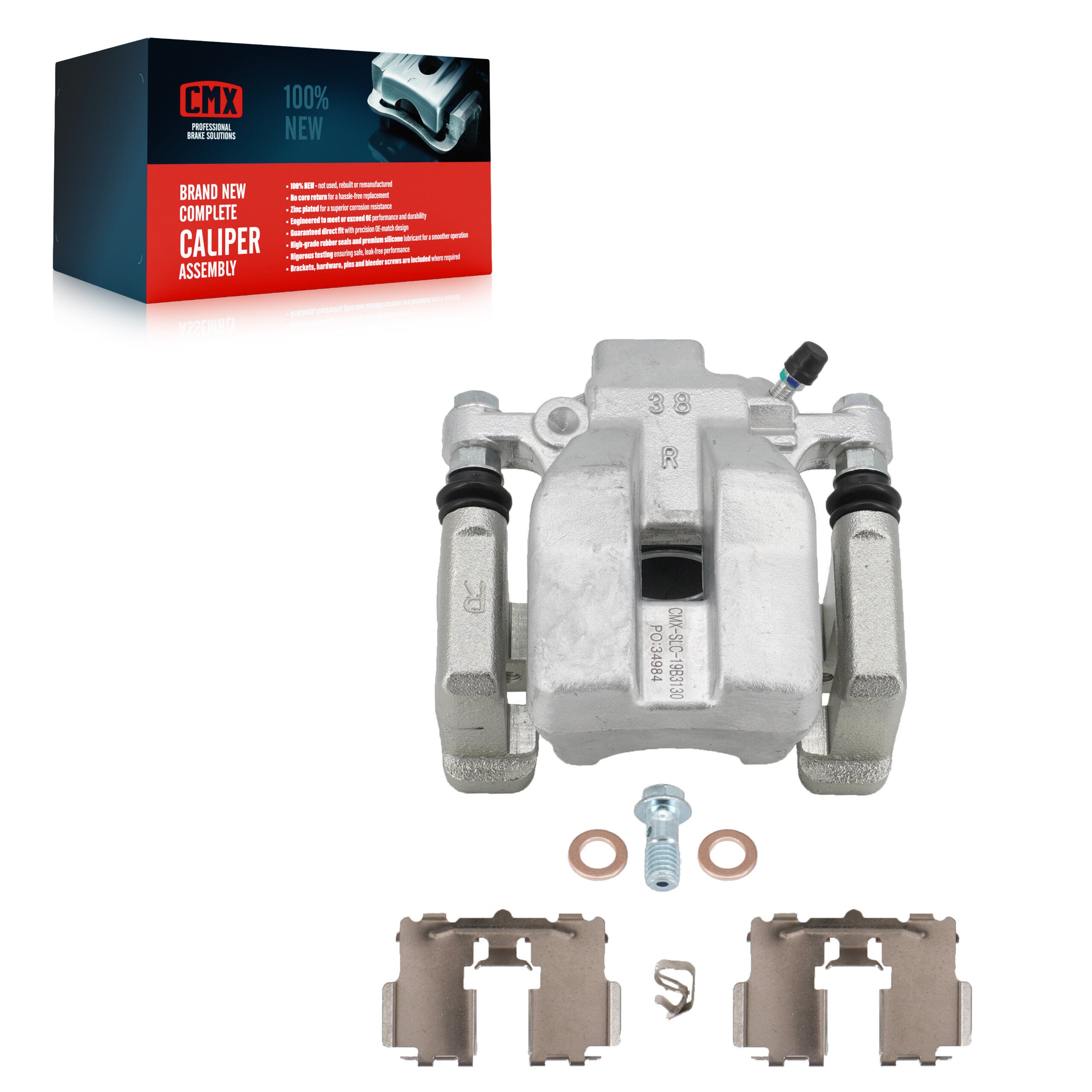 CMX SLC-19B3130 Disc Brake Caliper for 2007-2012 Lexus ES350, Toyota Camry, Toyota Avalon - Rear Right