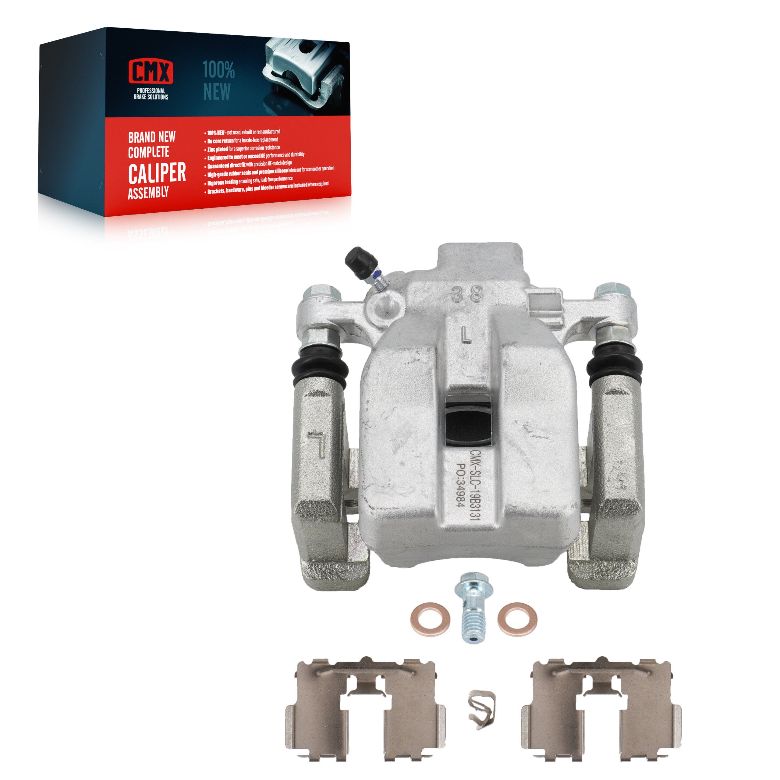 CMX SLC-19B3131 Disc Brake Caliper for 2007-2012 Lexus ES350, Toyota Camry, Toyota Avalon - Rear Left