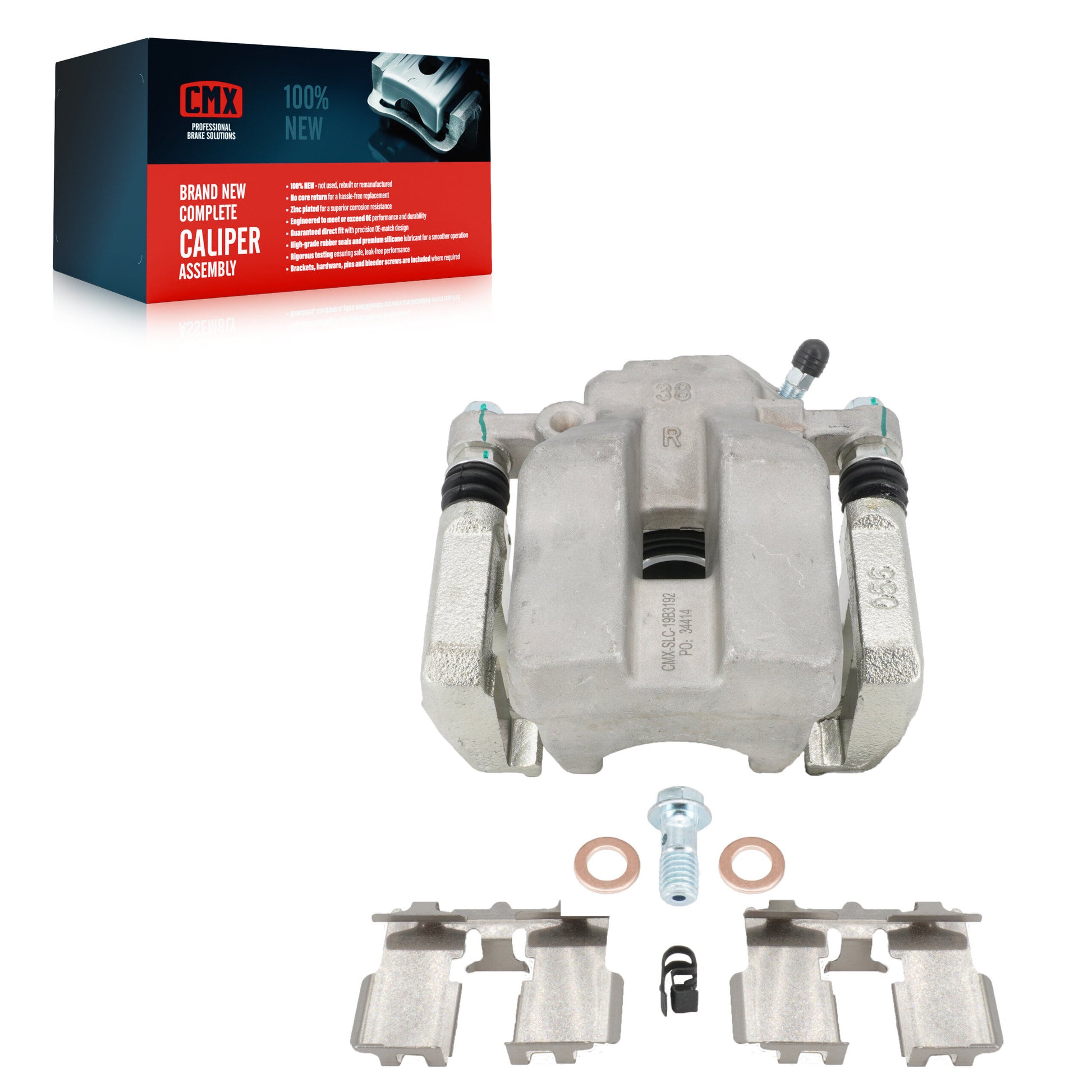 CMX SLC-19B3192 Disc Brake Caliper for 2006-2012 Toyota RAV4 - Rear Right