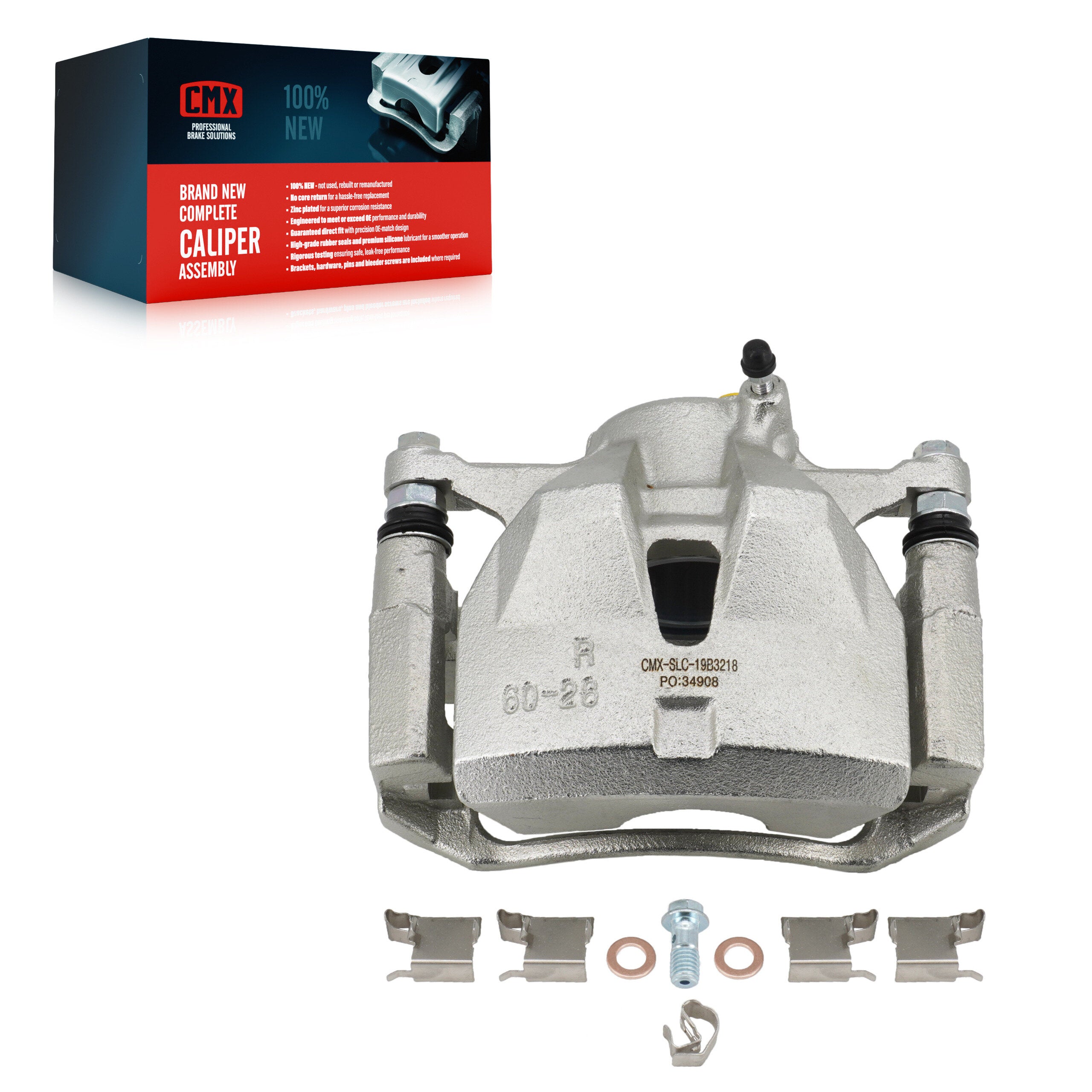 CMX SLC-19B3218 Disc Brake Caliper for 2006-2015 Lexus IS250 - Front Right