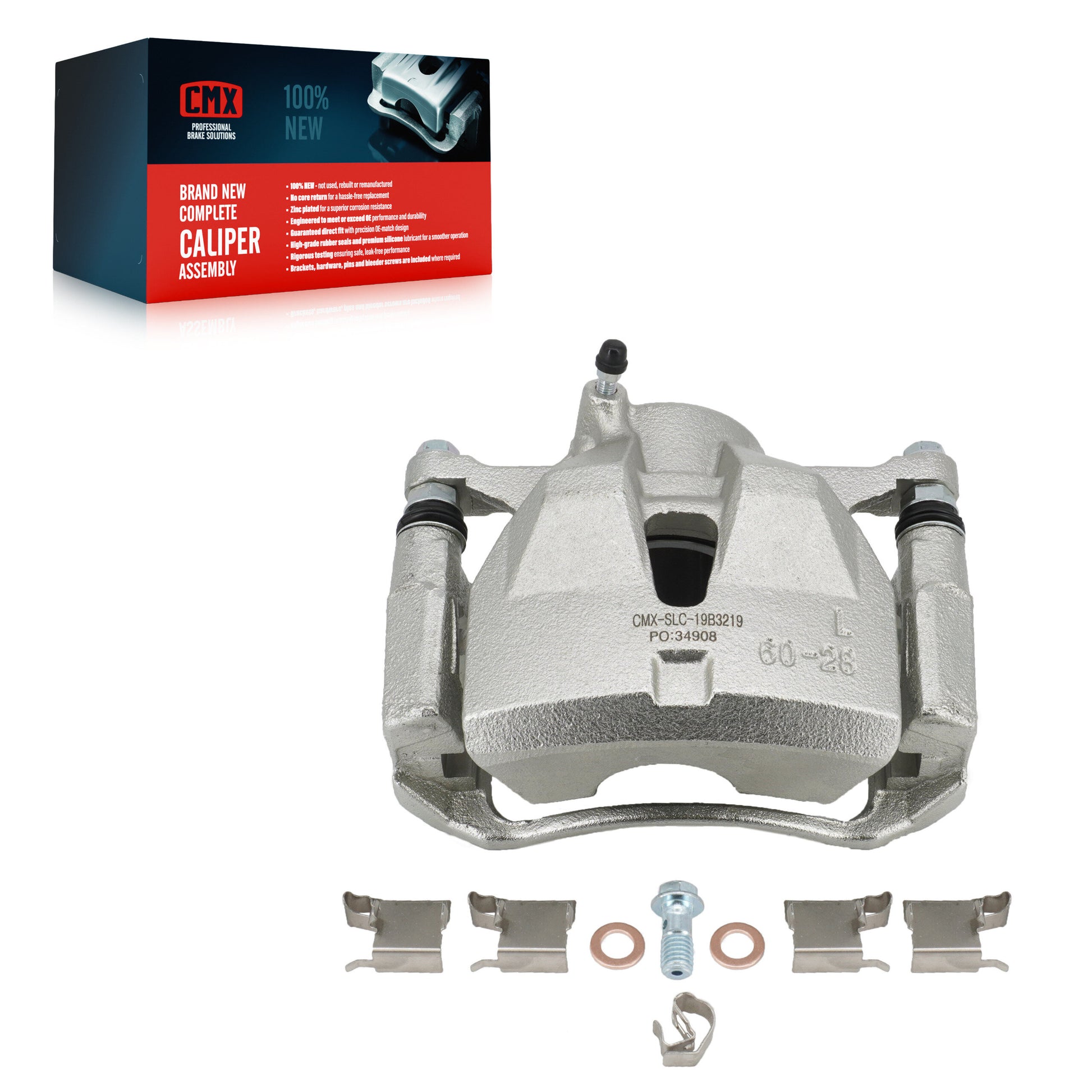 CMX SLC-19B3219 Disc Brake Caliper for 2006-2015 Lexus IS250 - Front Left