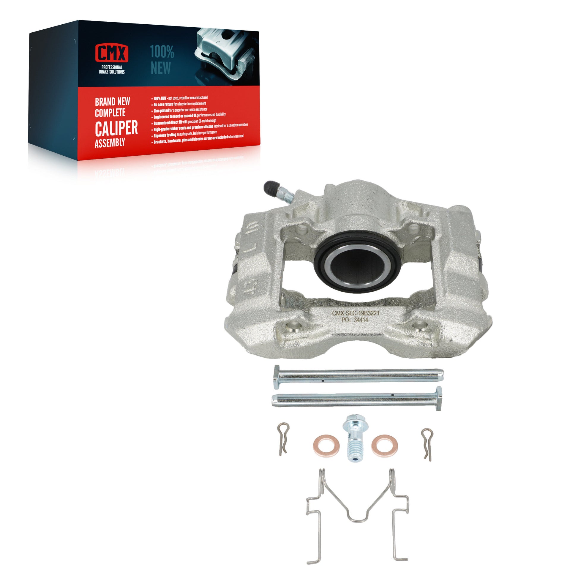 CMX SLC-19B3221 Disc Brake Caliper for 2006-2013 Lexus IS250 - Rear Left