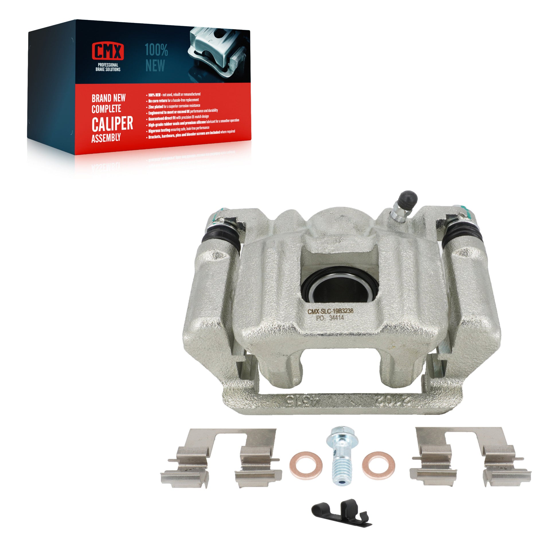 CMX SLC-19B3238 Disc Brake Caliper for 2007-2013 Acura ZDX, Acura MDX - Rear Right