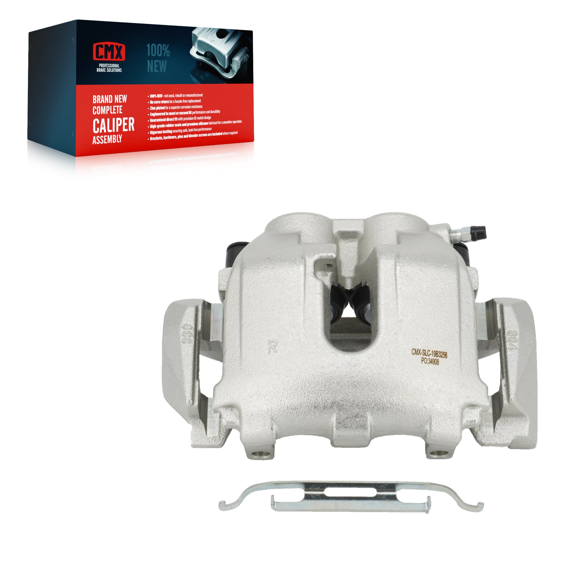 CMX SLC-19B3256 Disc Brake Caliper for 2005-2012 Mercedes-Benz R350, Mercedes-Benz ML450, Mercedes-Benz E350 - Front Right, Front Left