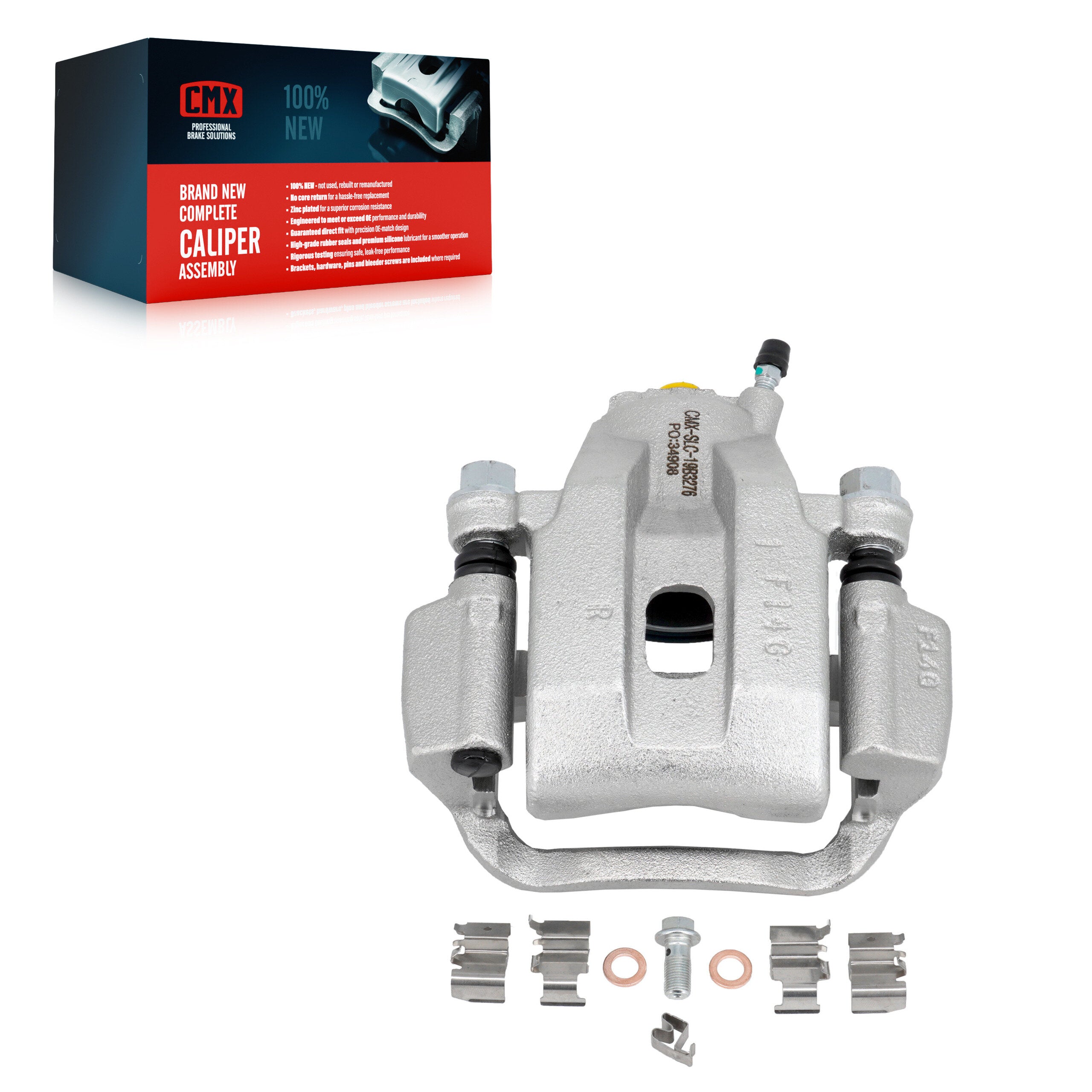 CMX SLC-19B3276 Disc Brake Caliper for 2007-2016 Toyota Sequoia, Toyota Tundra - Rear Right
